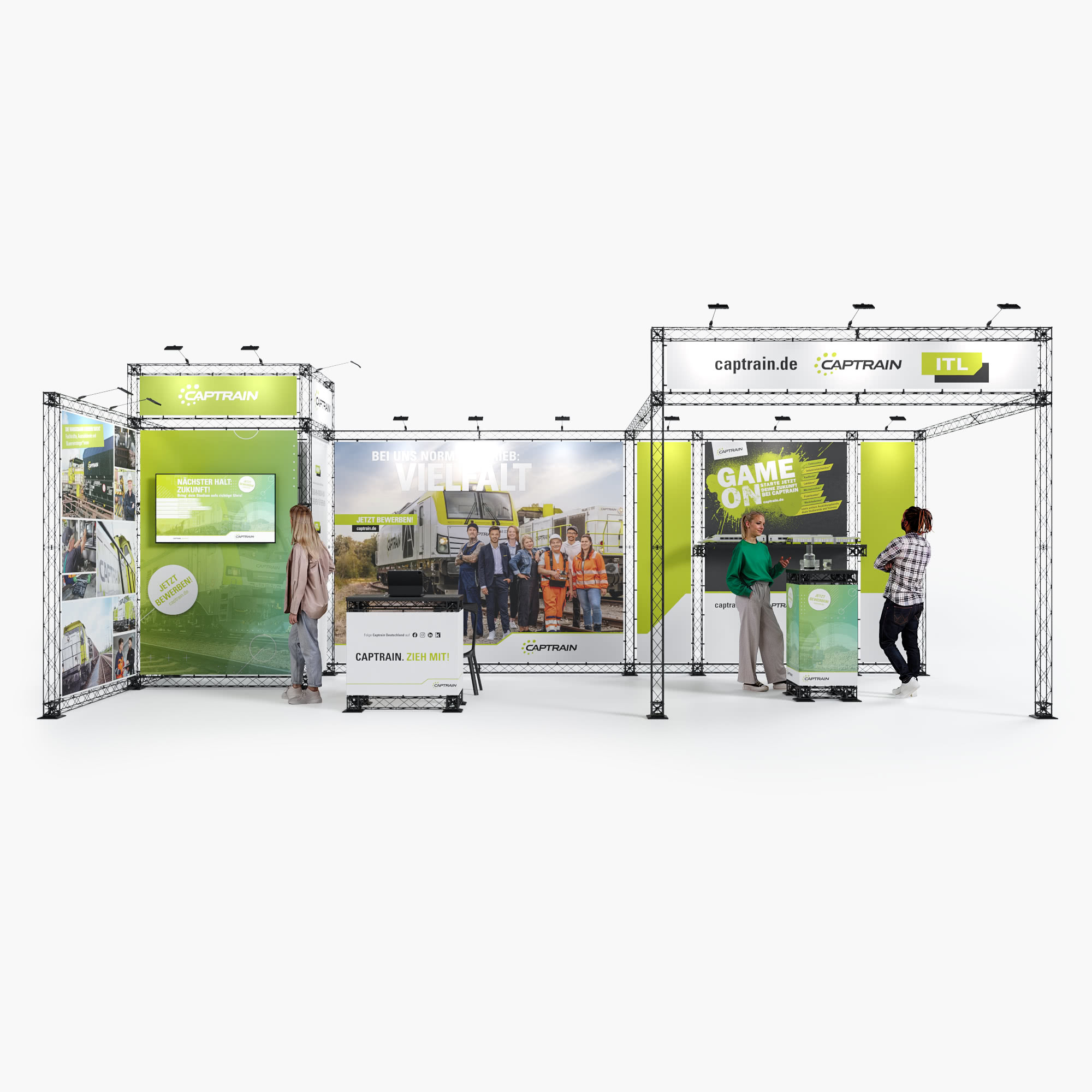 XTRUSS - Traversen Messestand - Hannover 8 x 3 m