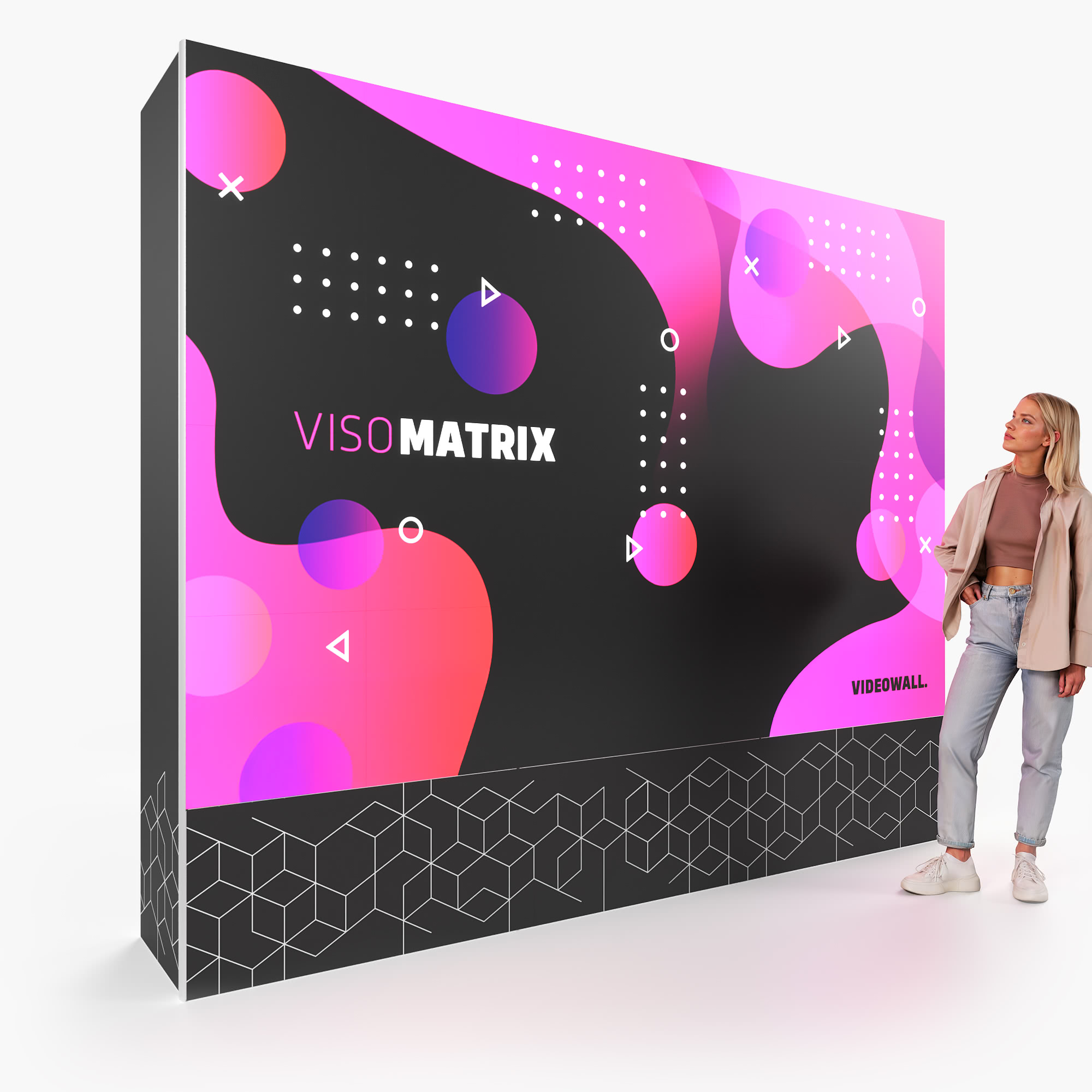 VisoMATRIX Videowall P 2.5 GOB – 3 x 2 m