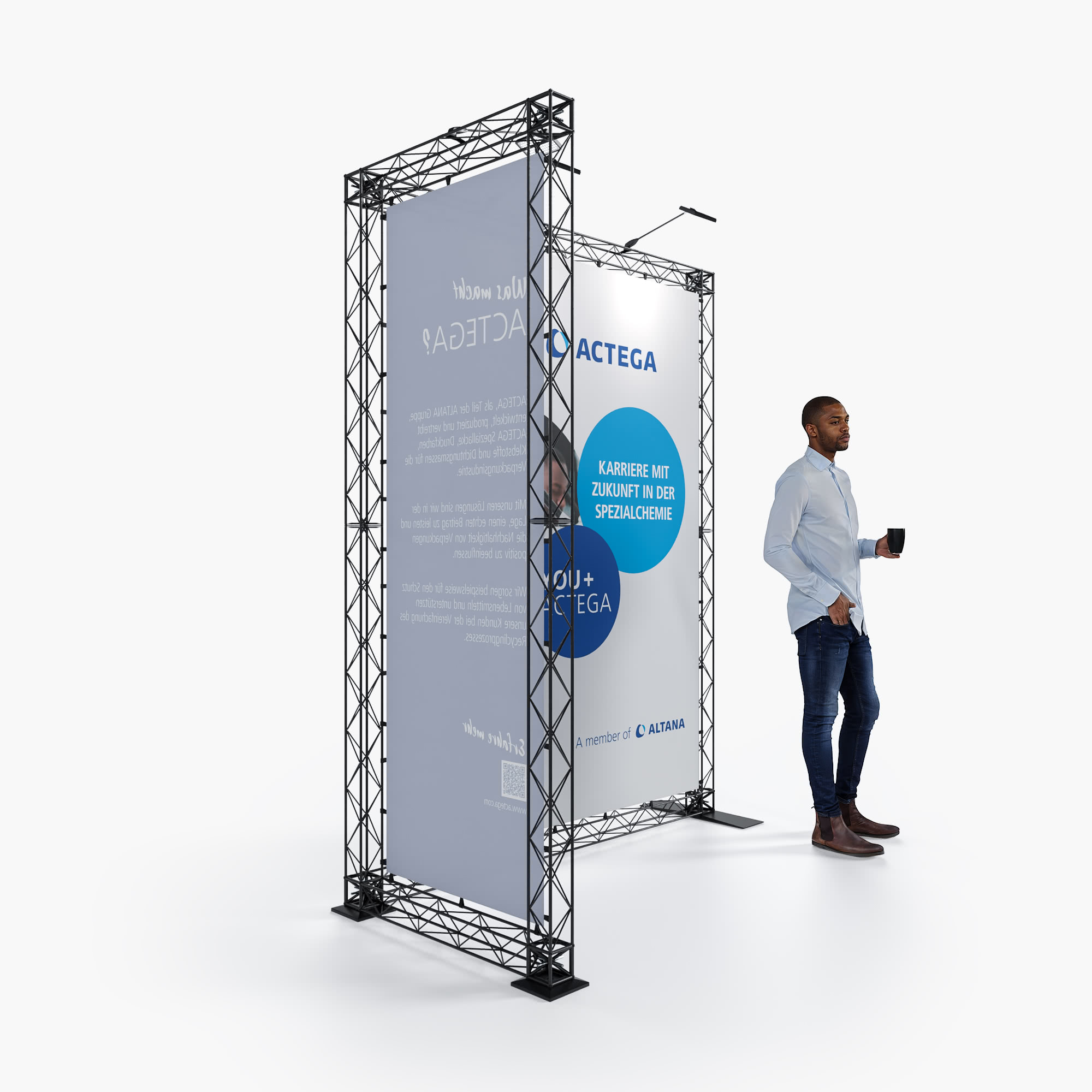 XTRUSS - Traversen Messewand 100 x 200 x 250 cm