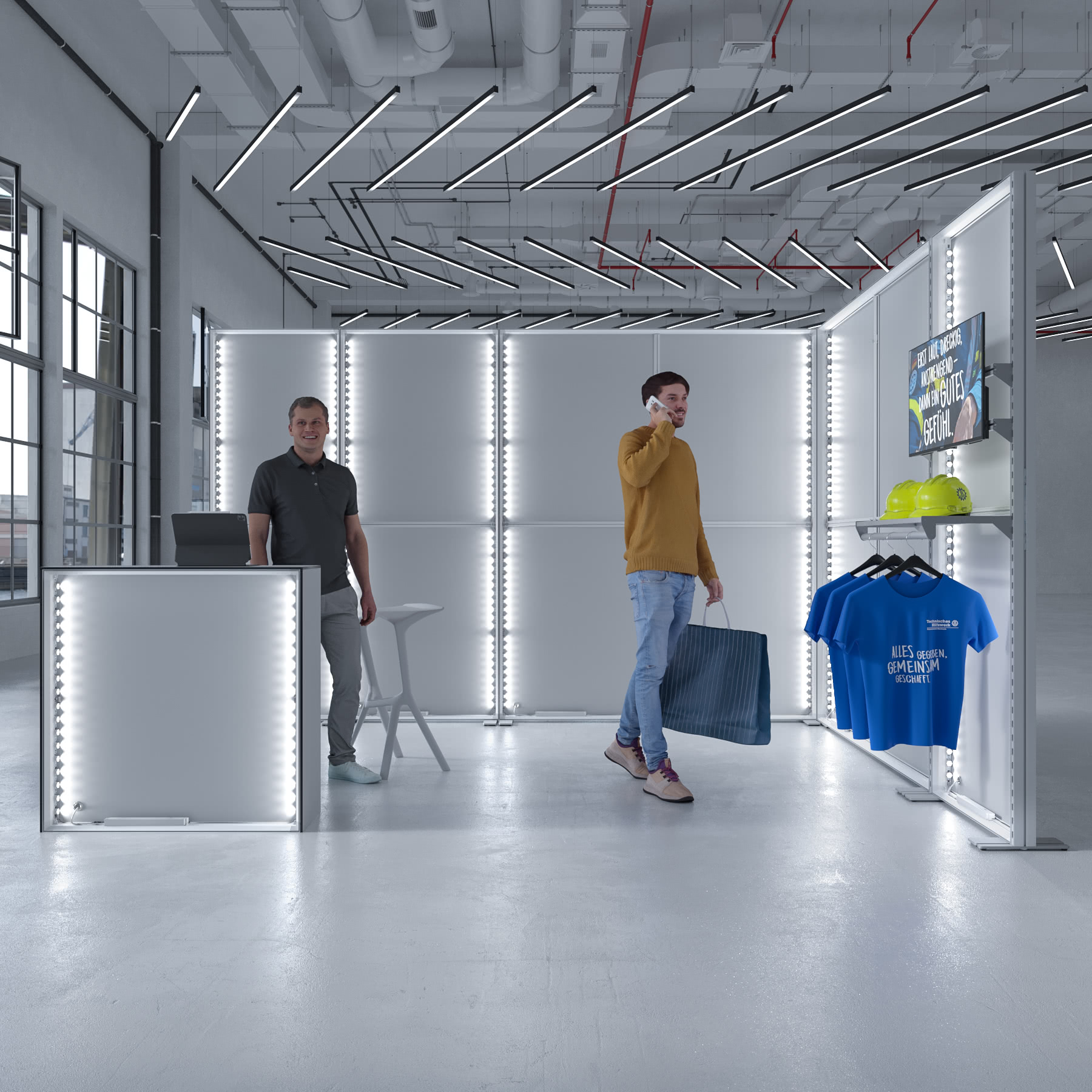 LED Messestand - Set Zoe - MODULAP ONE