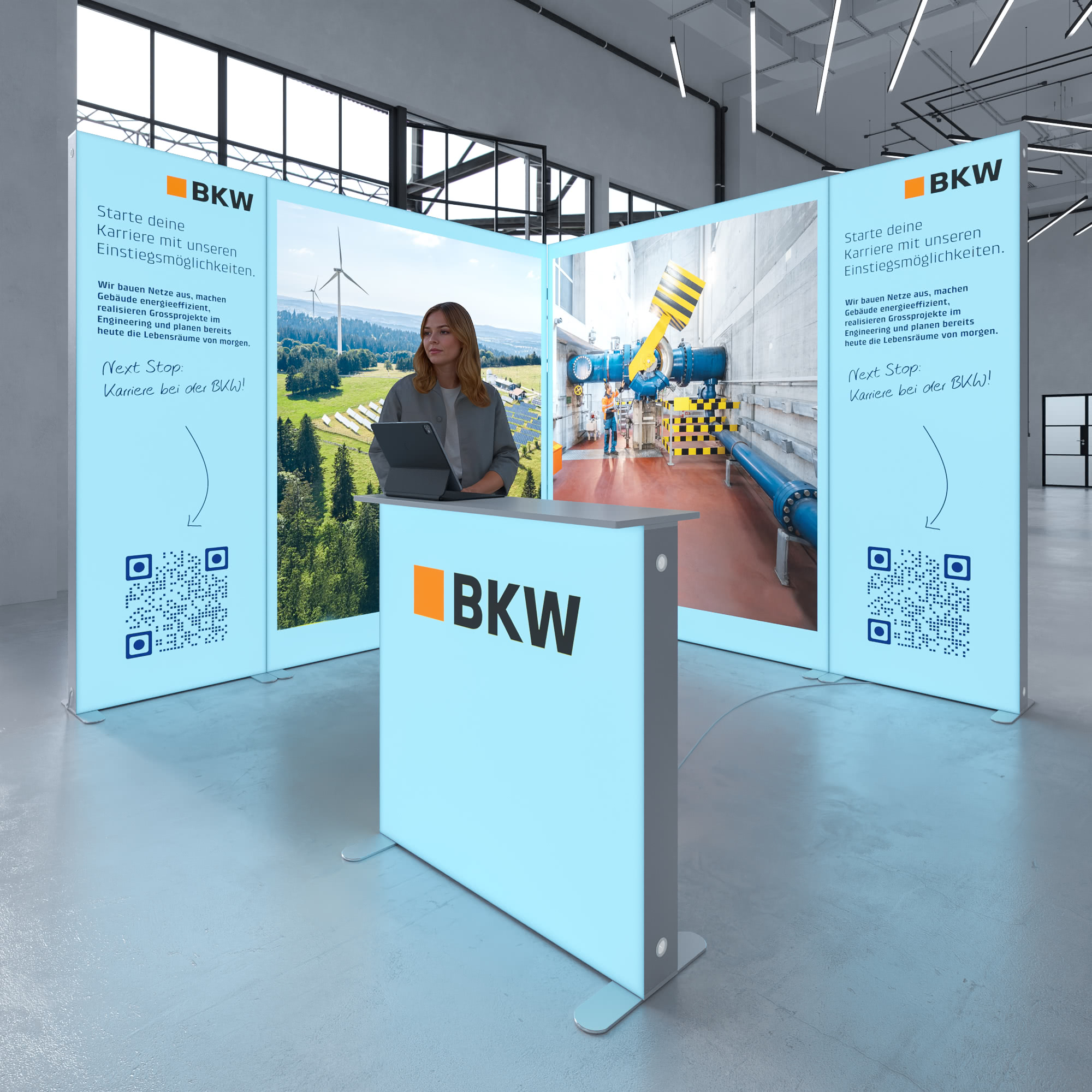 LED Messestand  - Set 20 - Highlight SEGO - 3 x 3m