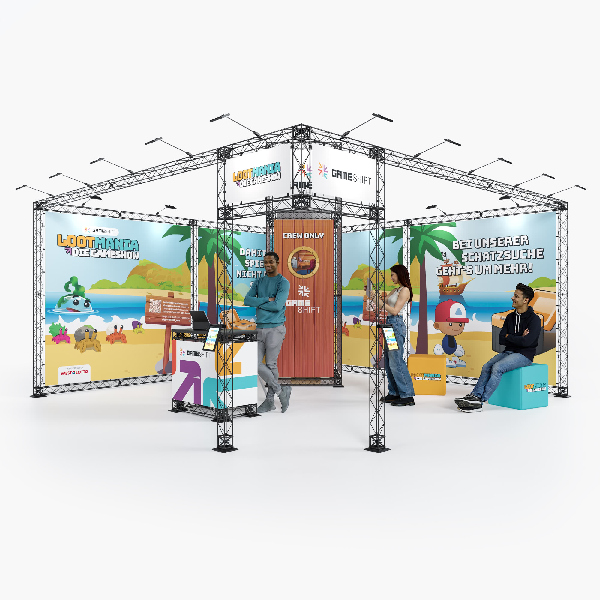 XTRUSS - Traversen Messestand - Wolfsburg 5 x 5 m