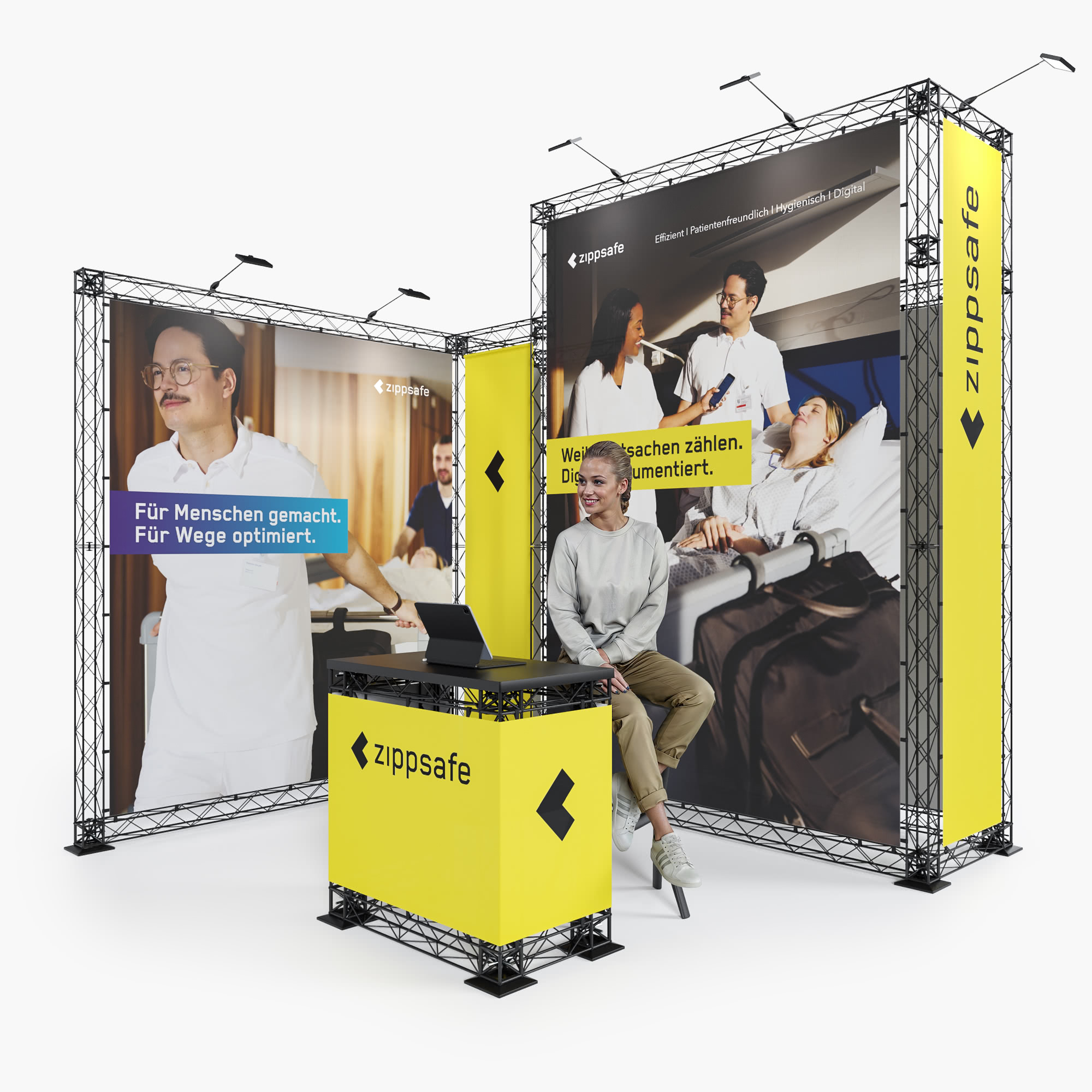 XTRUSS - Traversen Messestand - Heidelberg 3 x 3 m