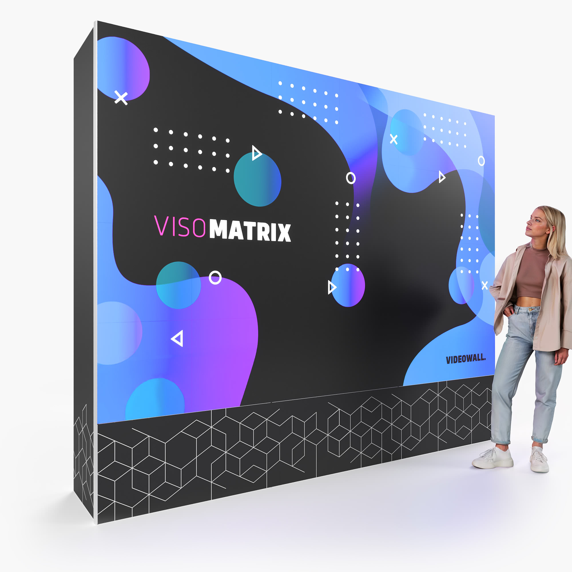 VisoMATRIX Videowall P 1.9 GOB – 3 x 2 m