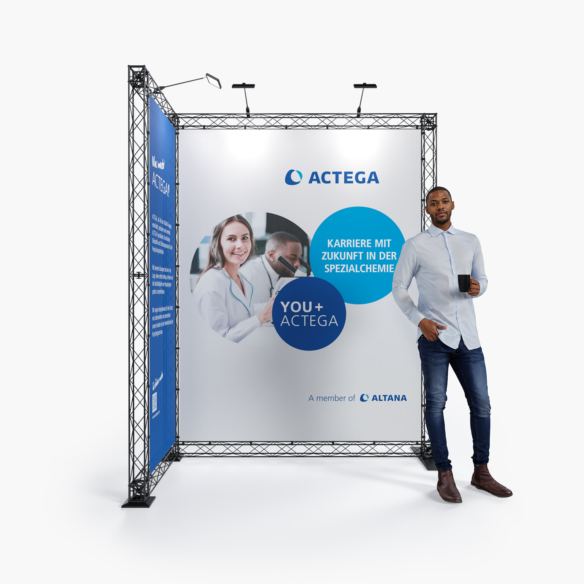 XTRUSS - Traversen Messewand 100 x 200 x 250 cm