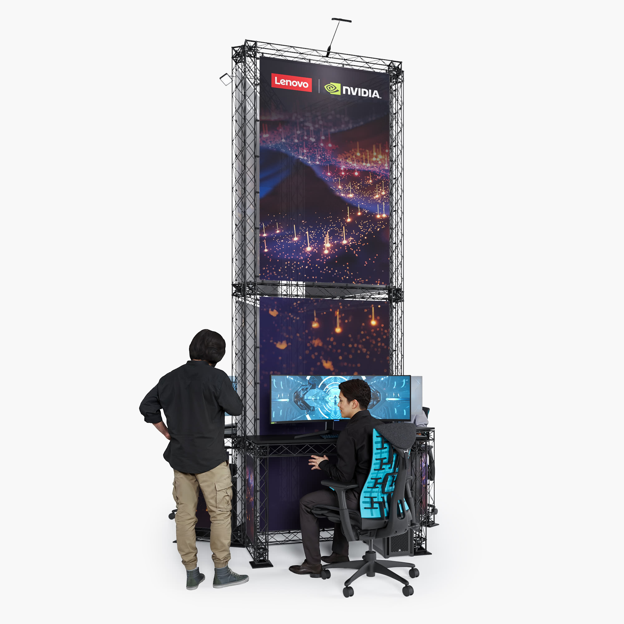 XTRUSS - Traversen Messestand - München 3 x 3 m