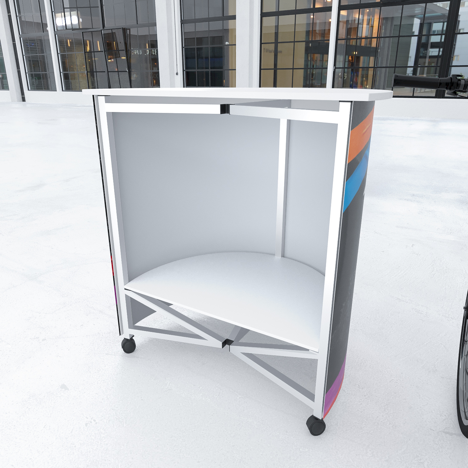 Promotiontheke Halbmond