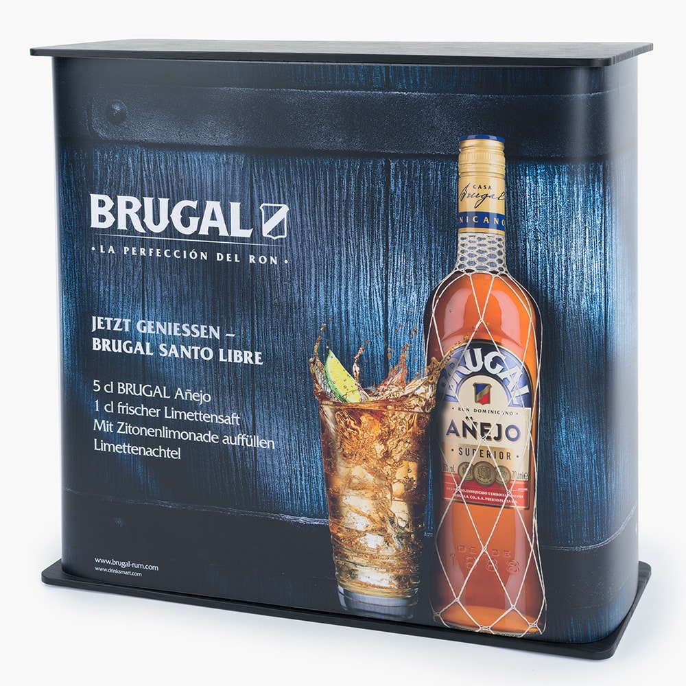 Messetheke Lamellen Rechteck