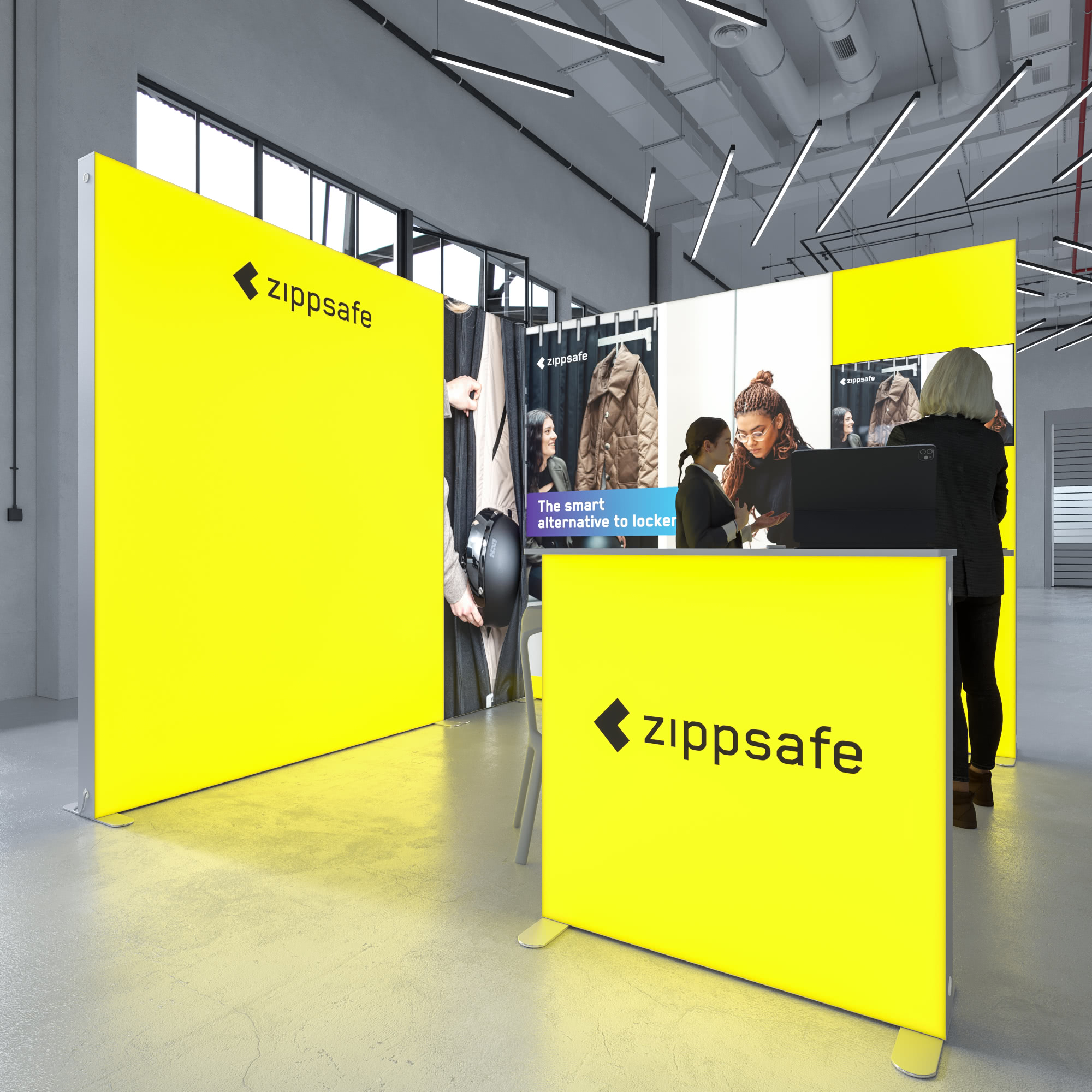 LED Messestand - Set 08 - Highlight SEGO - 4 x 4m