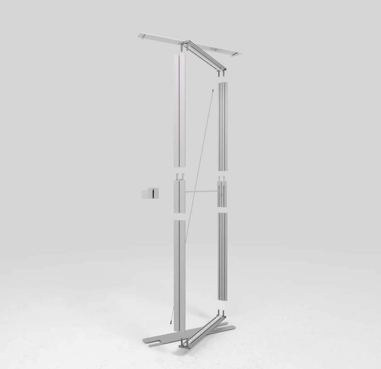 Tür für LED Kabine - B 98 cm - MODULAP ONE Next