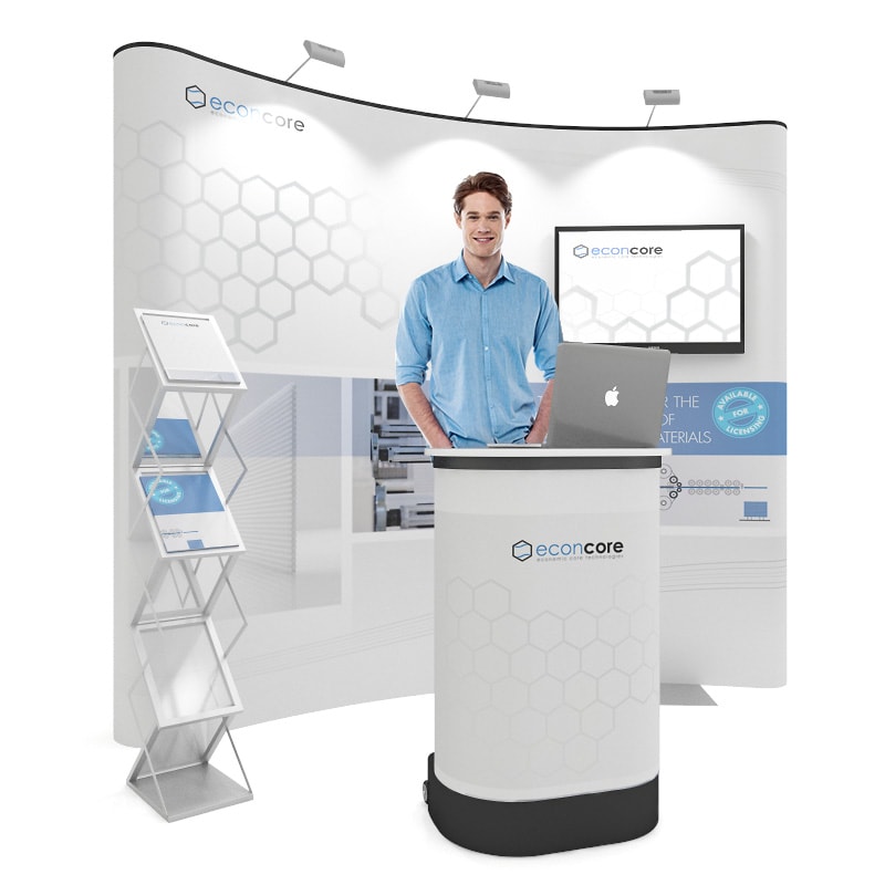 Messestand mobil Frankfurt 8m²