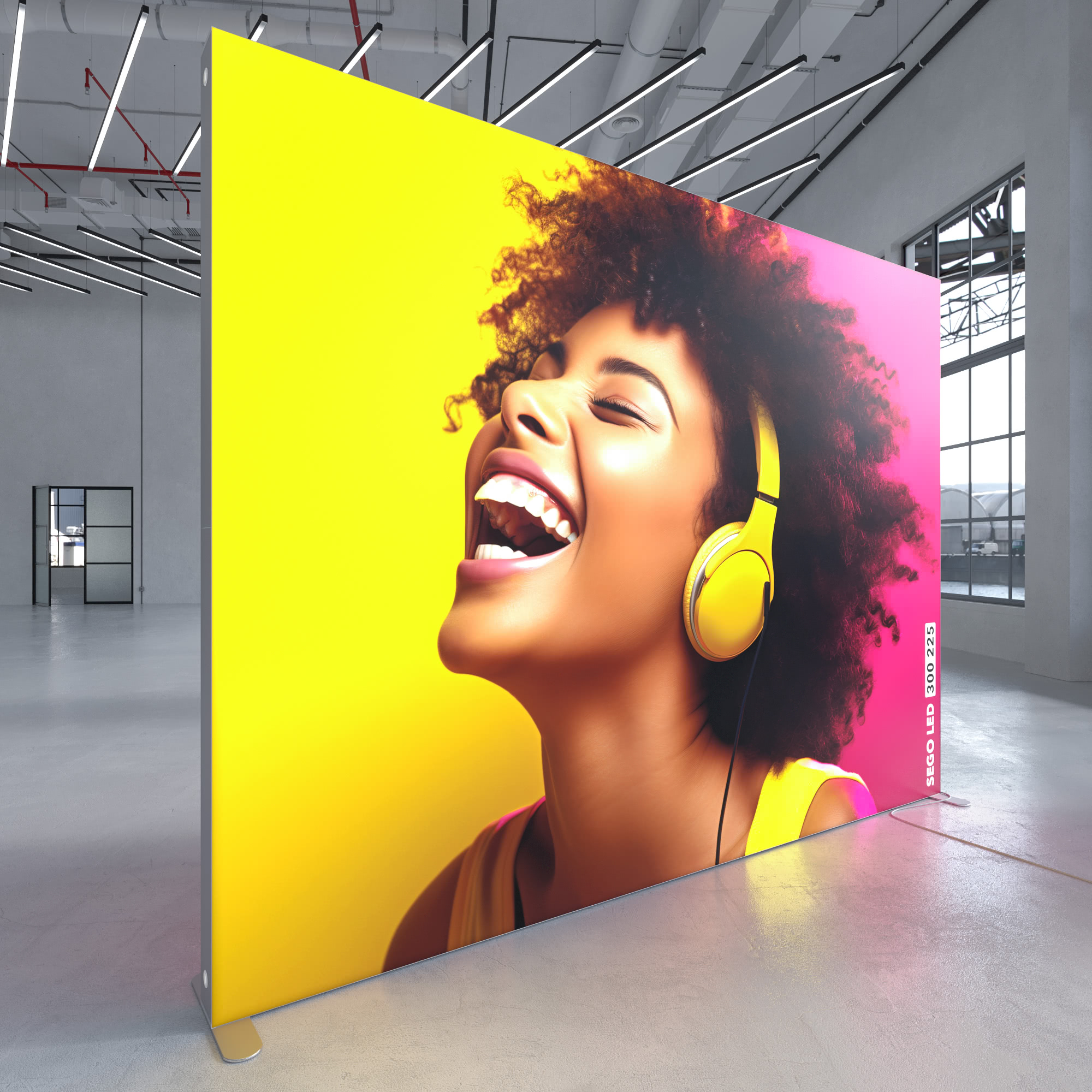 LED Messewand Highlight SEGO – B 300 x H 225 cm