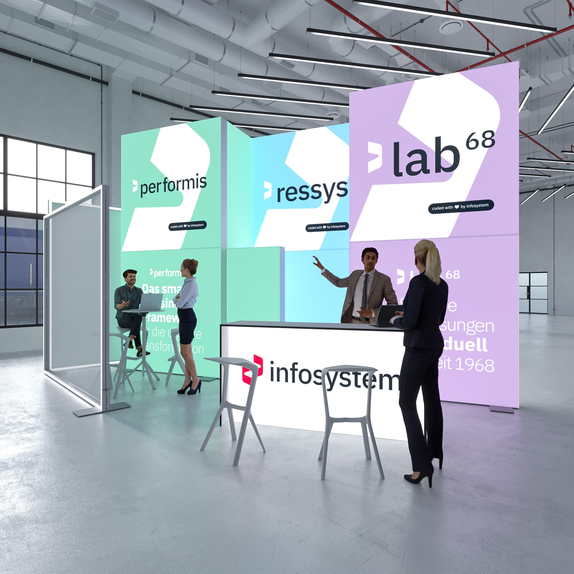 LED Messestand - Set 07 - MODULAP BIG ONE