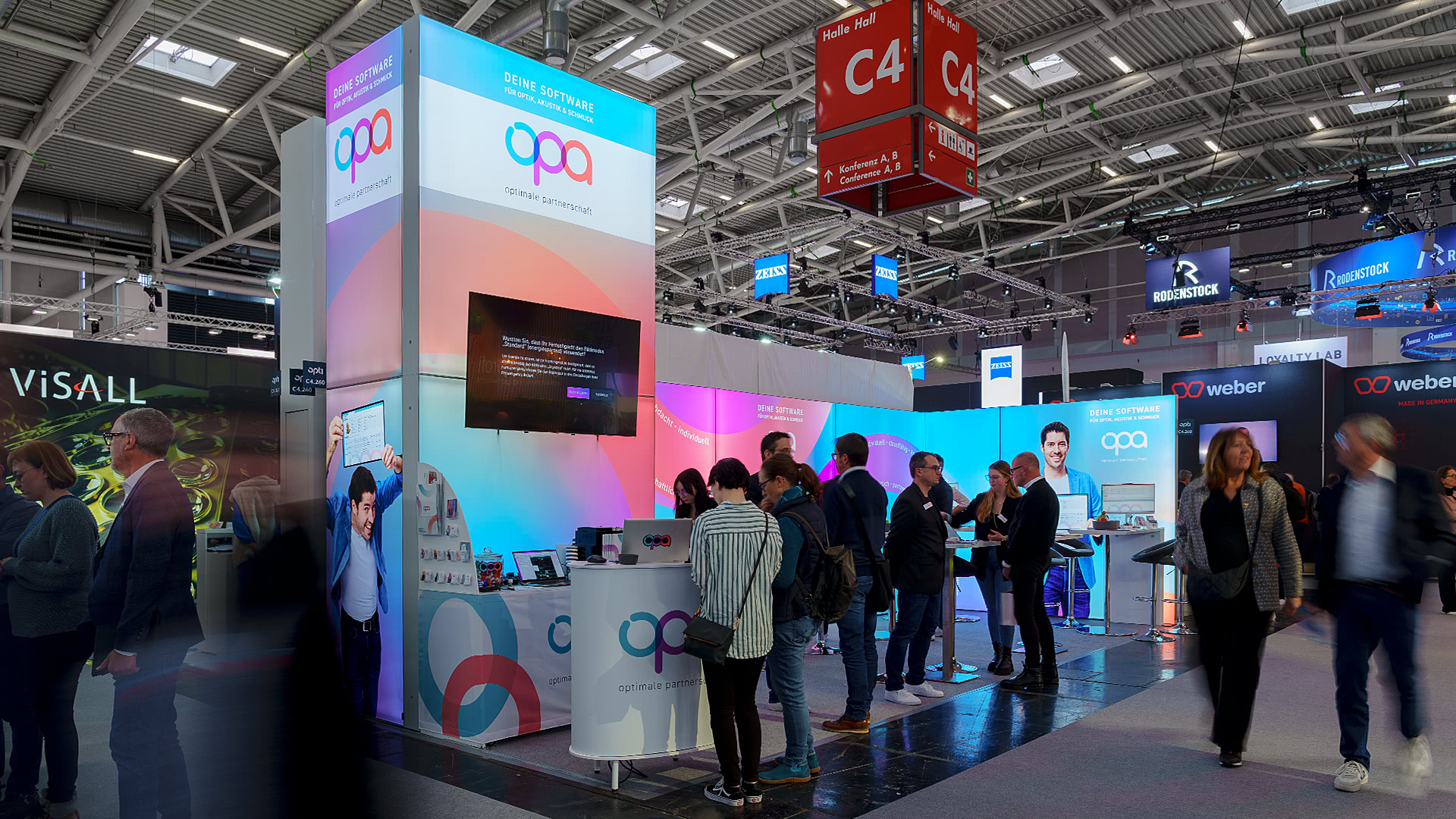 EDV Optik Partner auf der opti – der internationalen Fachmesse für Optik und Design