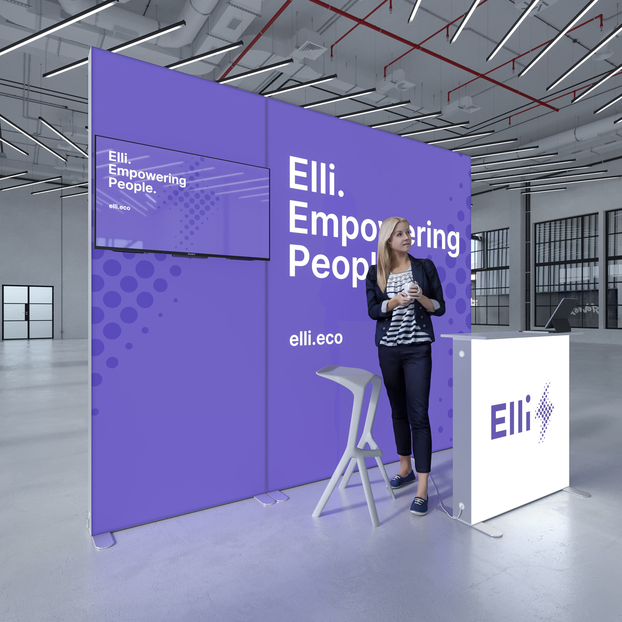 LED Messestand  - Set 03 - Highlight SEGO - 3 x 2m