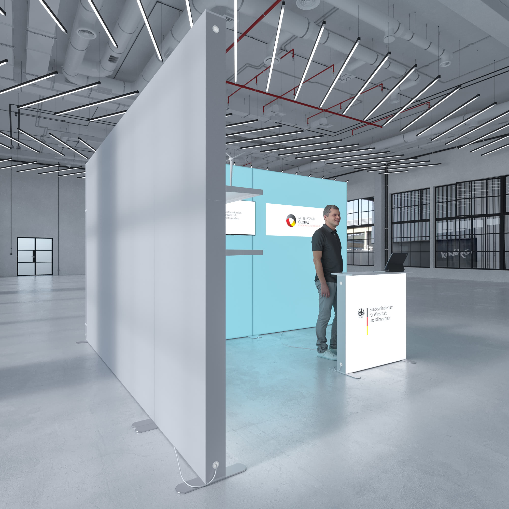 LED Messestand - Set 18 - Highlight SEGO - 5 x 5m