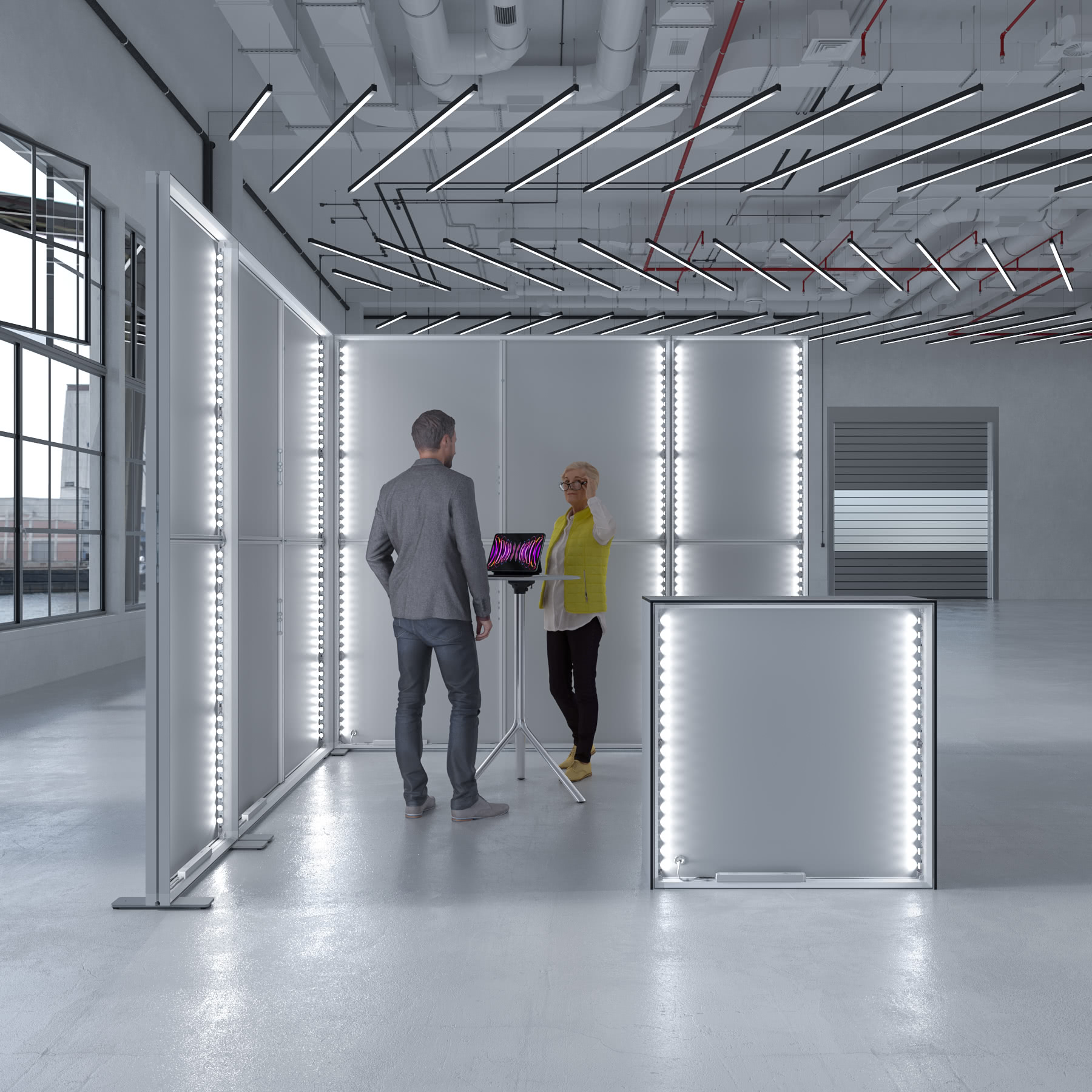 LED Messestand - Set Tilda -  MODULAP ONE