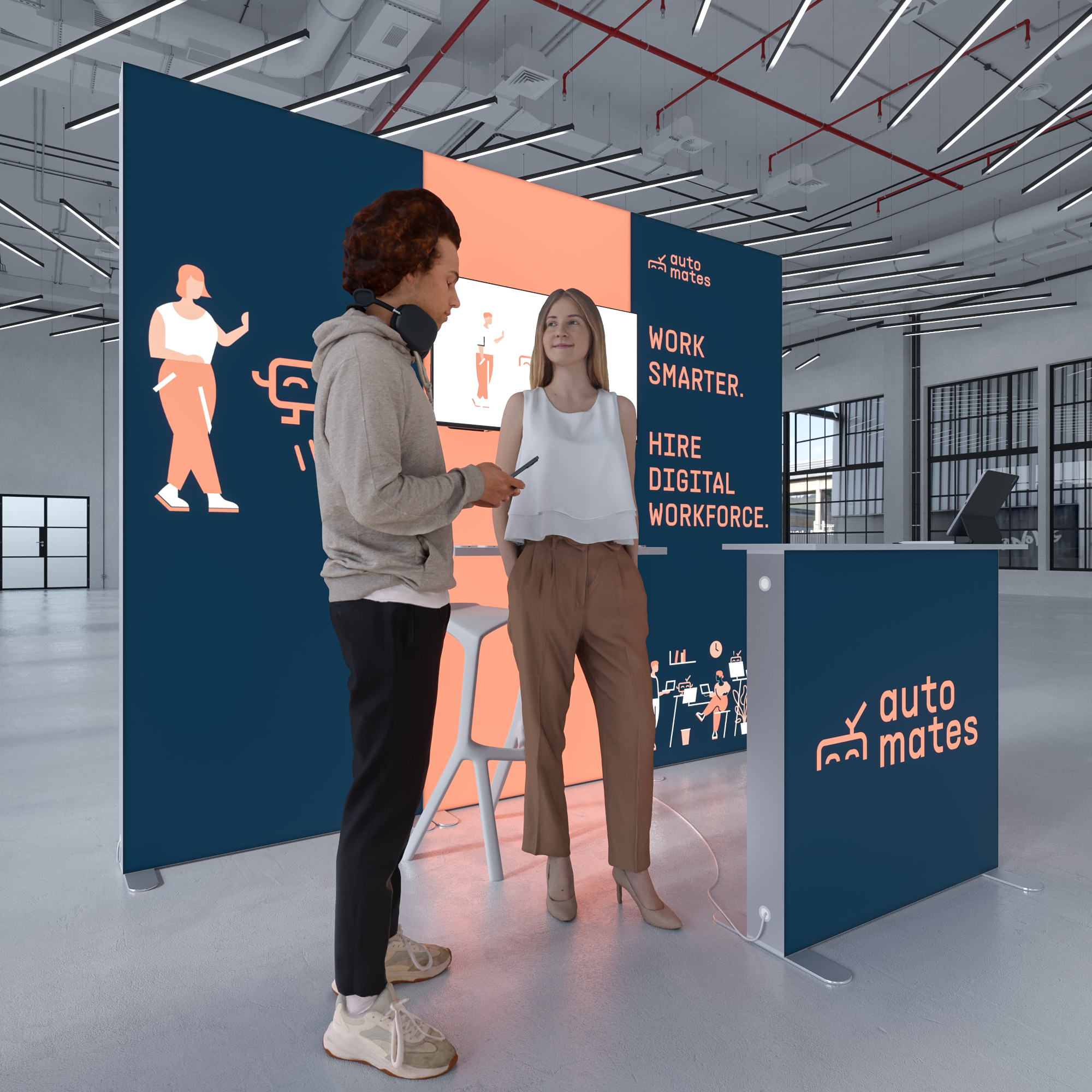 LED Messestand - Set 05 - Highlight SEGO - 3 x 2m