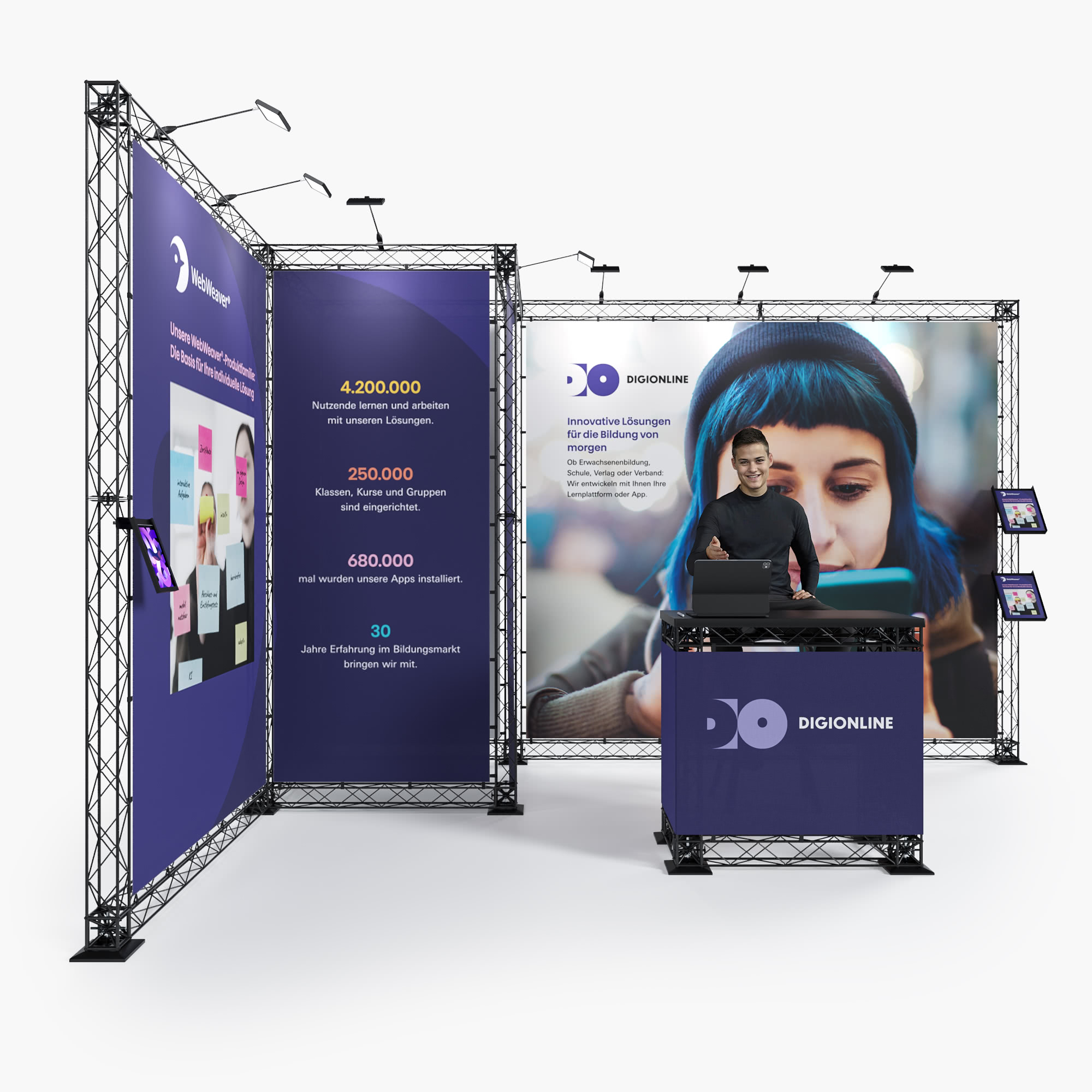 XTRUSS - Traversen Messestand - Trier 4 x 3 m