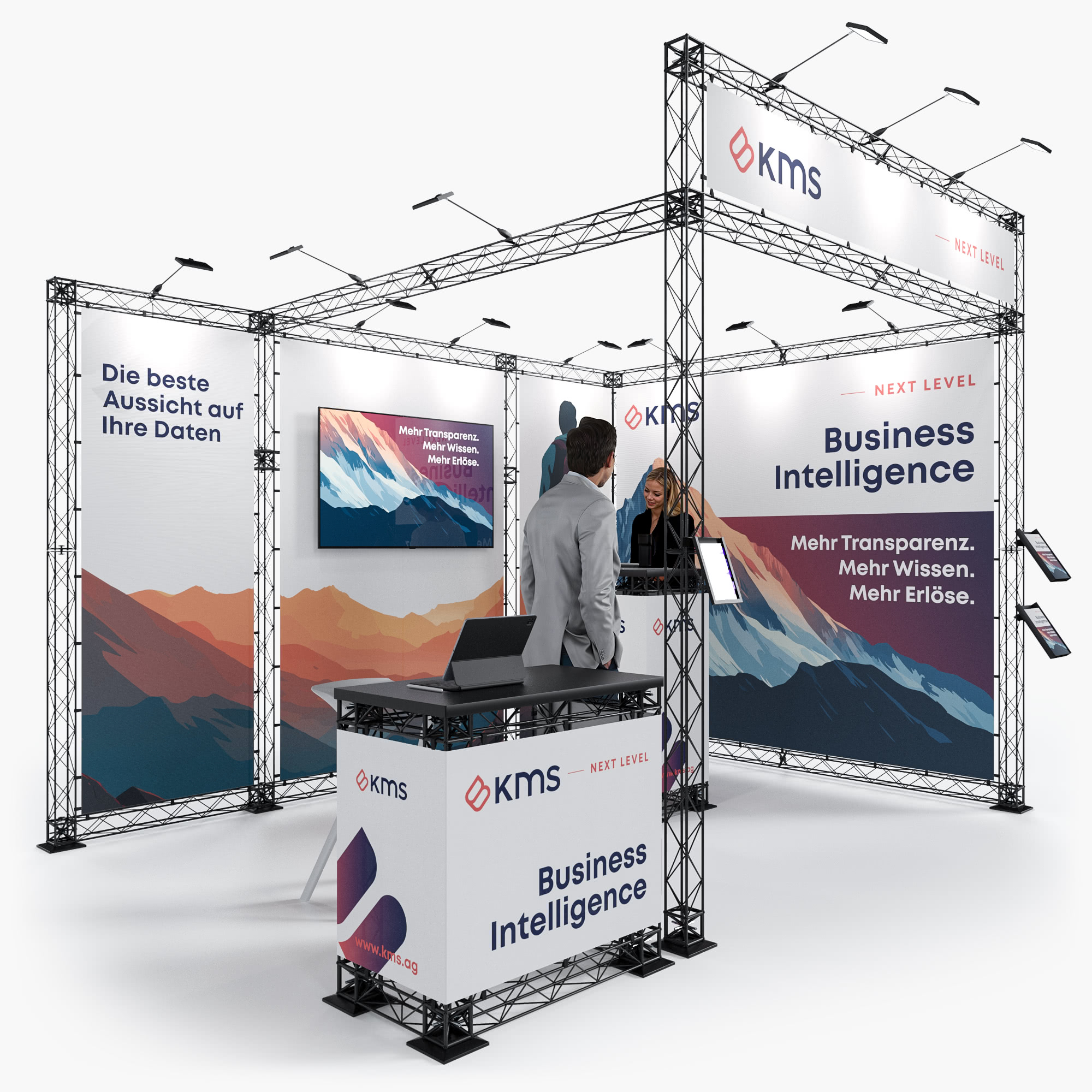 XTRUSS - Traversen Messestand Berlin - 4 x 3 m