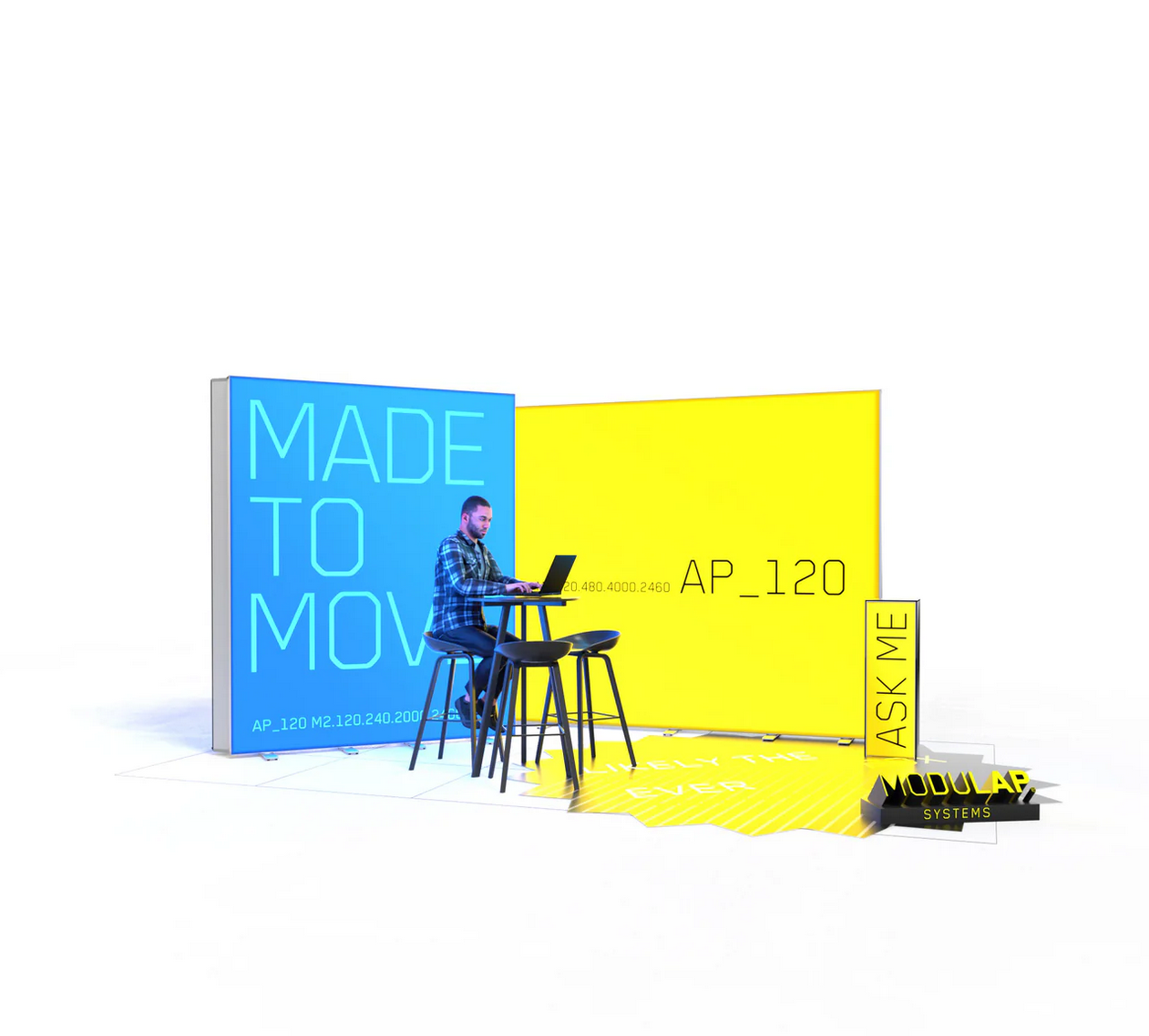 LED Messestand - Set Jacob - MODULAP NEXT