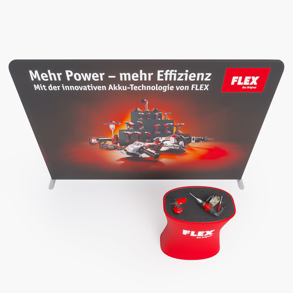 Messestand Dortmund Zipper Wall