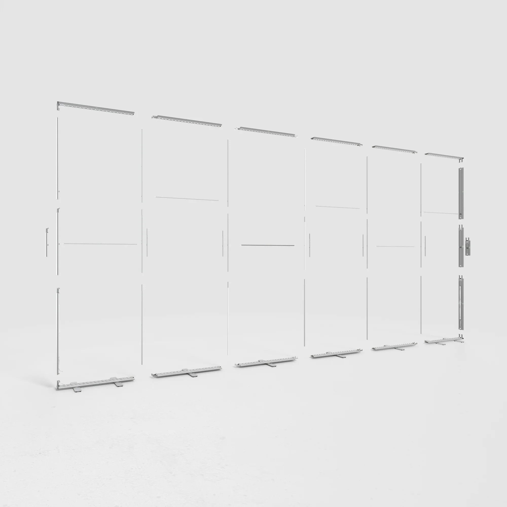 LED Lightbox - AP120 - MODULAP ONE Next - mit Nut - Systembreite 600 cm