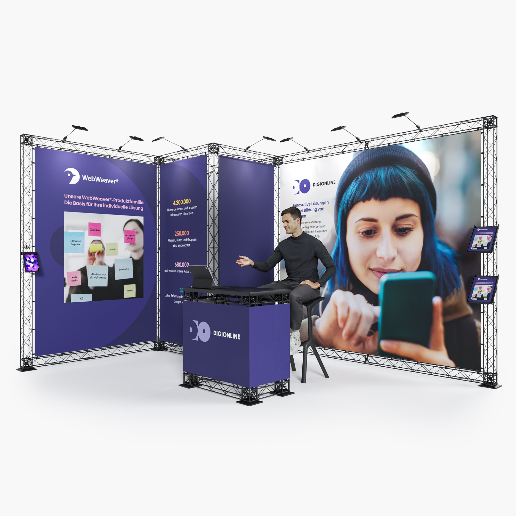 XTRUSS - Traversen Messestand - Trier 4 x 3 m