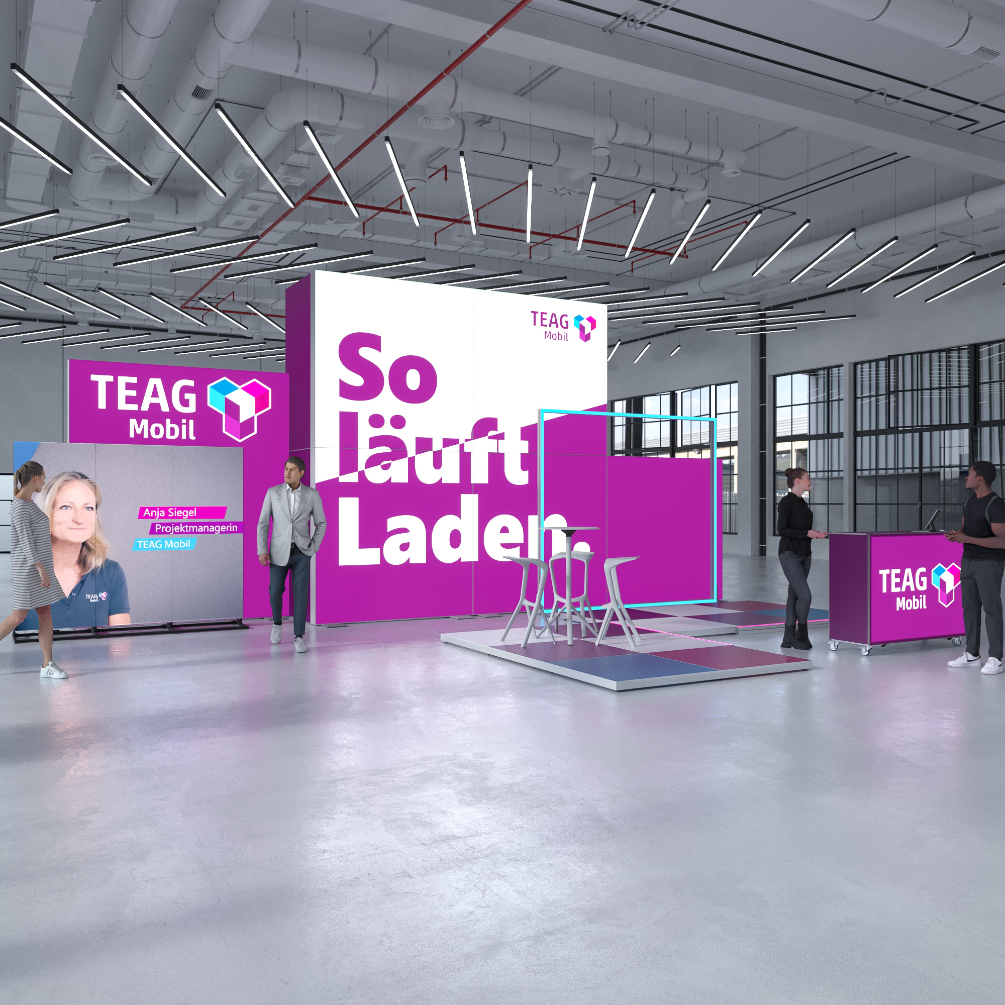 LED Messestand - Set 08 - MODULAP BIG ONE