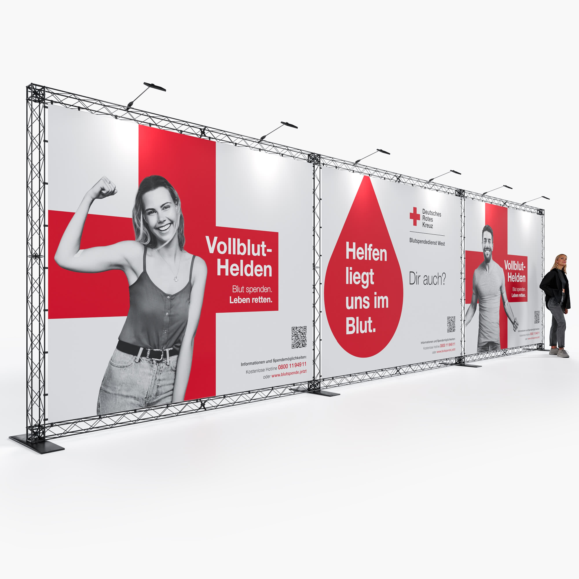 XTRUSS - Traversen Messewand 900 x 250 cm