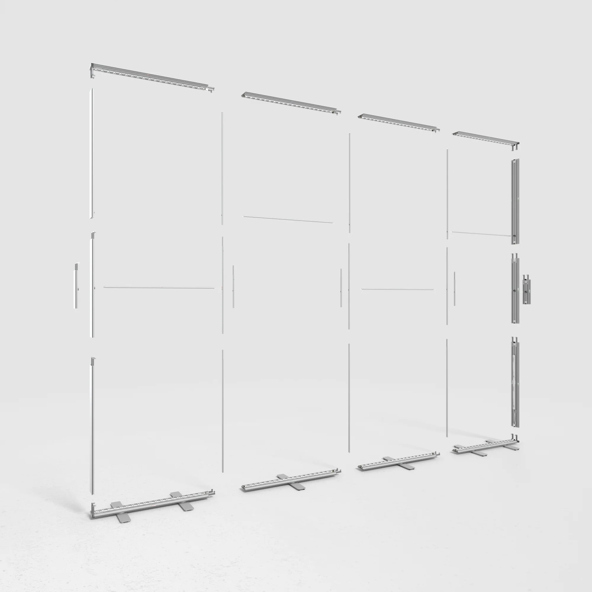 LED Lightbox - AP120 - MODULAP ONE Next - mit Nut - Systembreite 400 cm