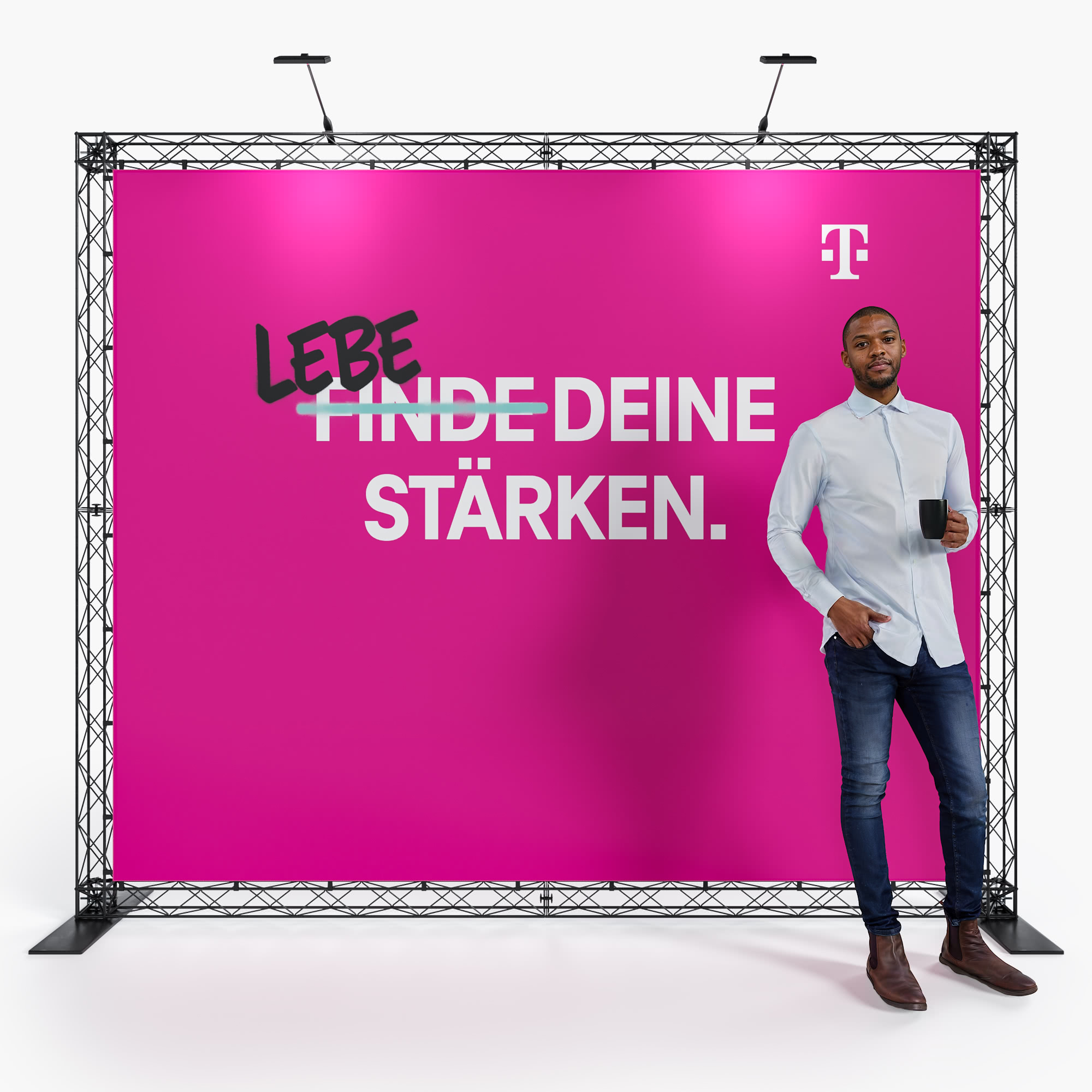 XTRUSS - Traversen Messewand 300 x 250 cm