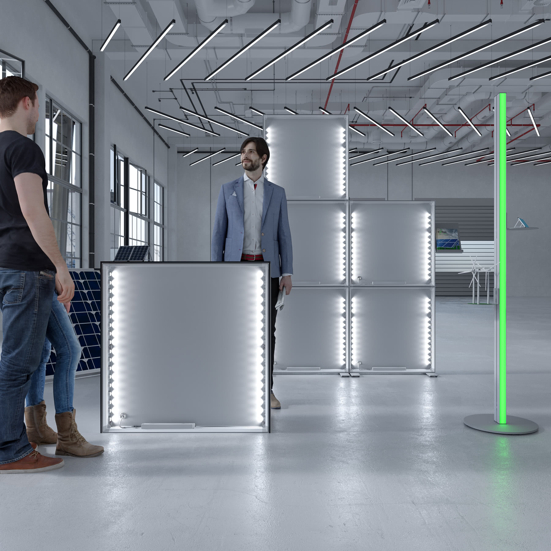 LED Messestand - Set Amy - MODULAP ONE