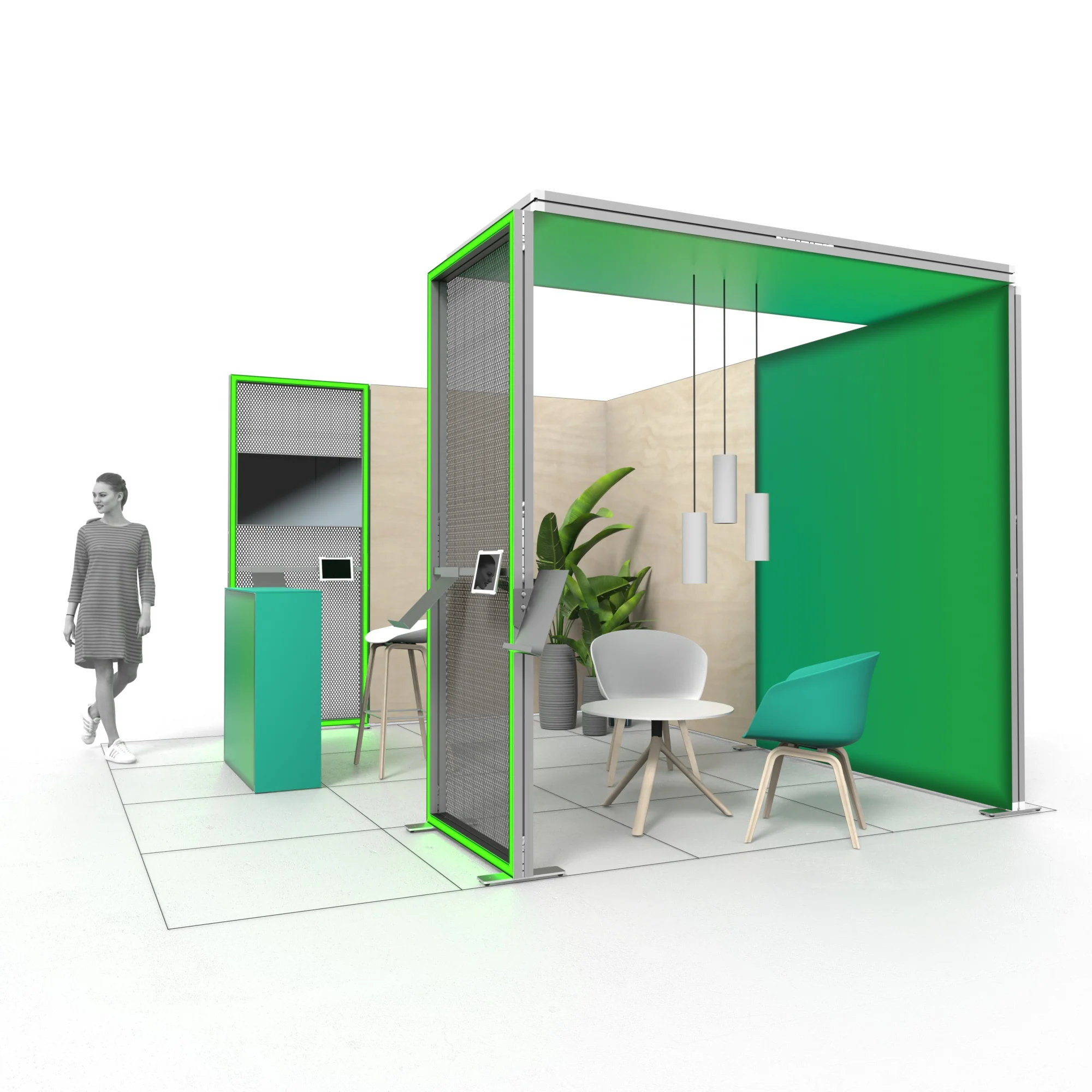 LED Messestand - Set Evans - MODULAP ONE