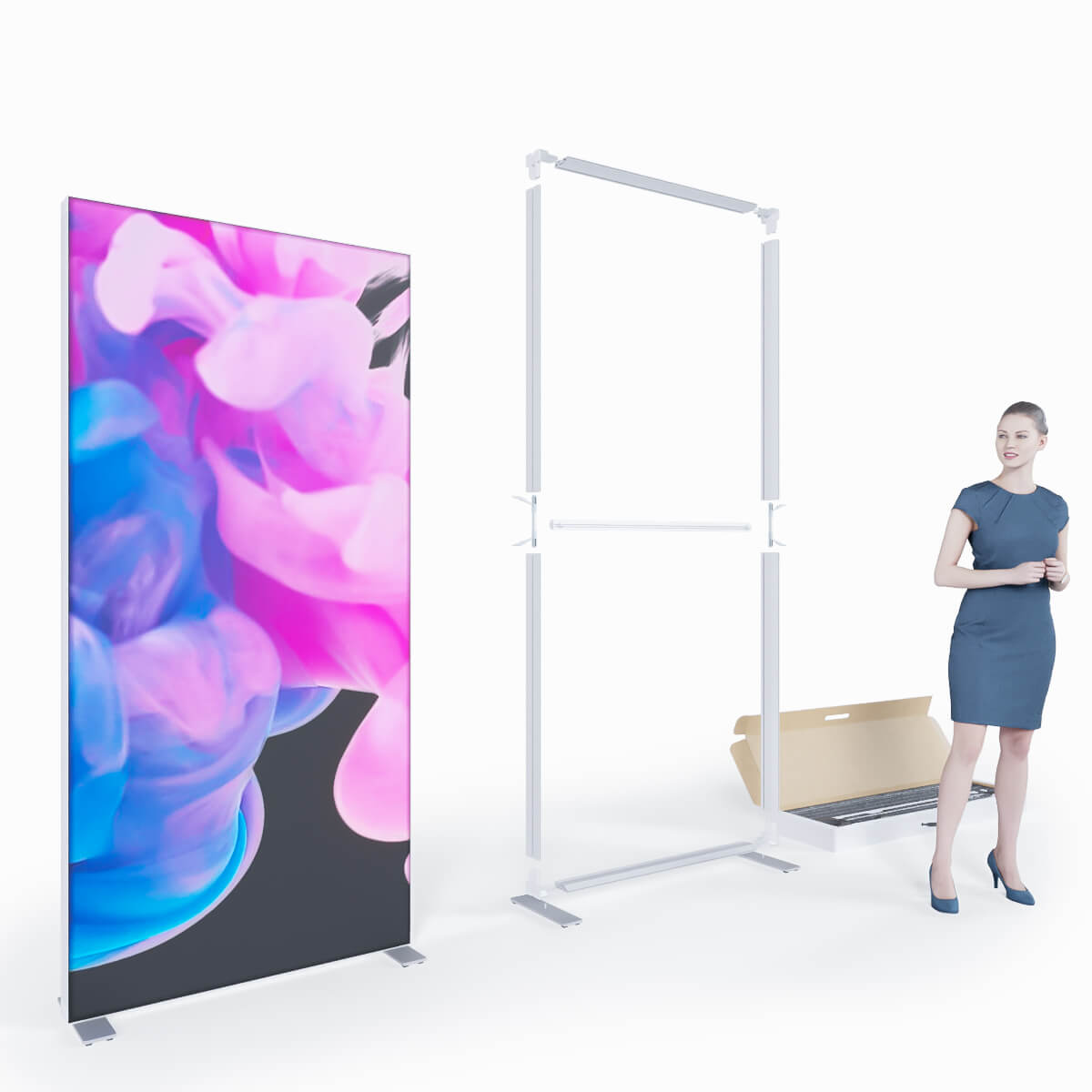 Texframe - B 100 x H 215 cm - MODULAP ONE