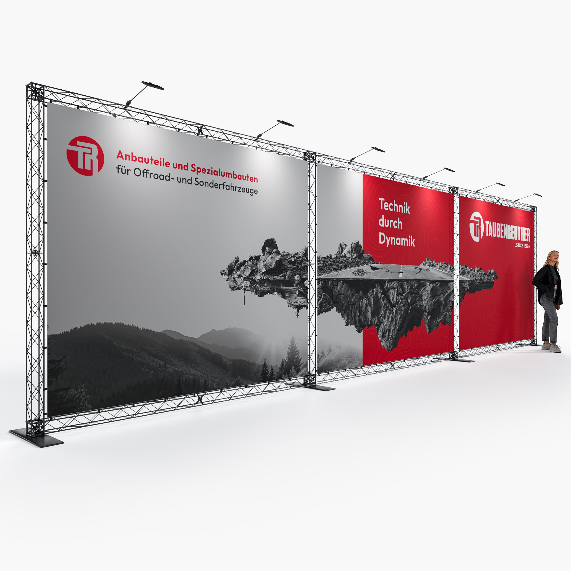 XTRUSS - Traversen Messewand 900 x 250 cm