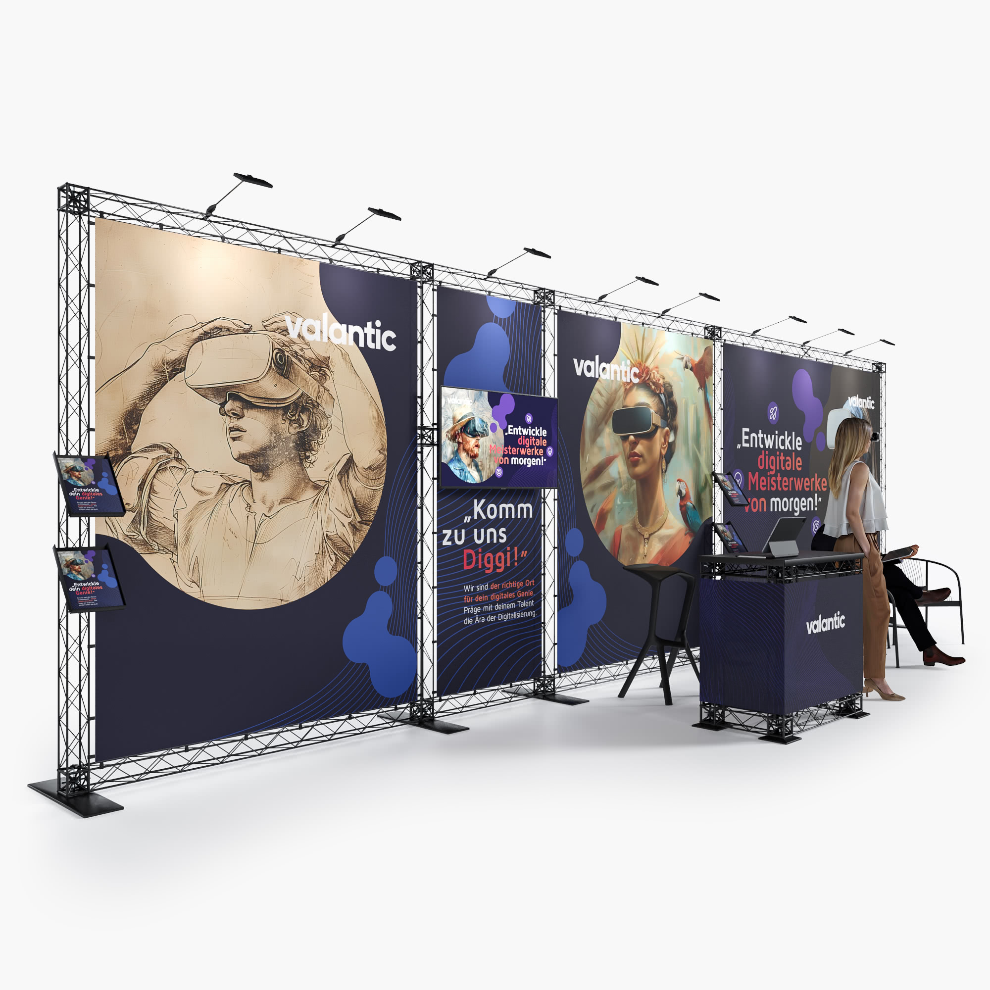 XTRUSS - Traversen Messestand - Erfurt 8 x 2 m