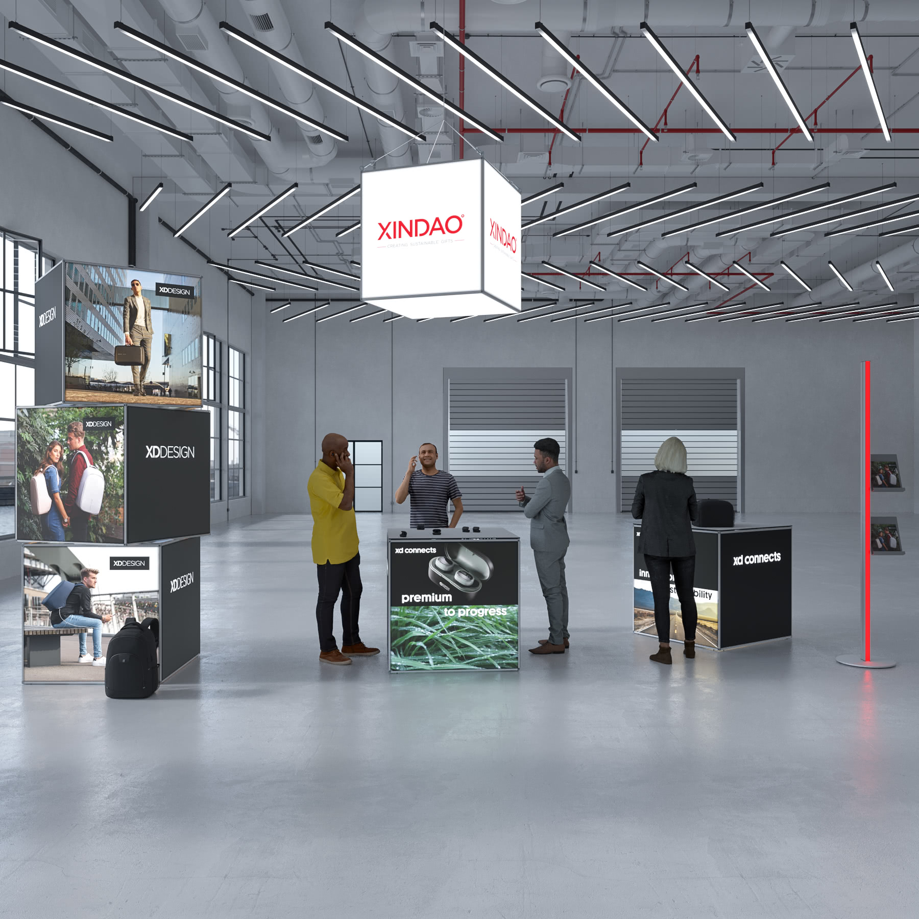 LED Messestand - Set Fynn - MODULAP ONE