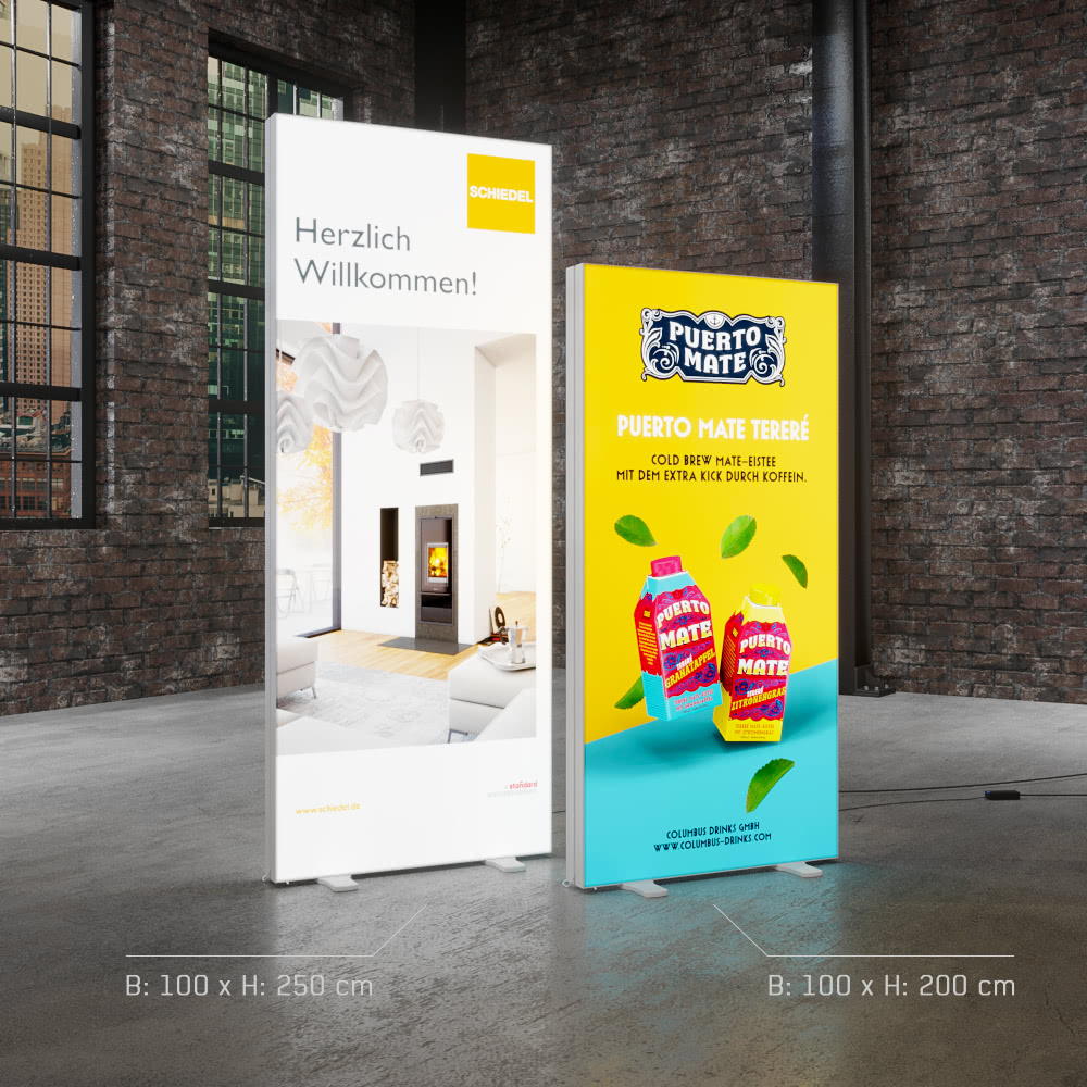 Messewand - LED TO GO - B 300 x H 250 cm