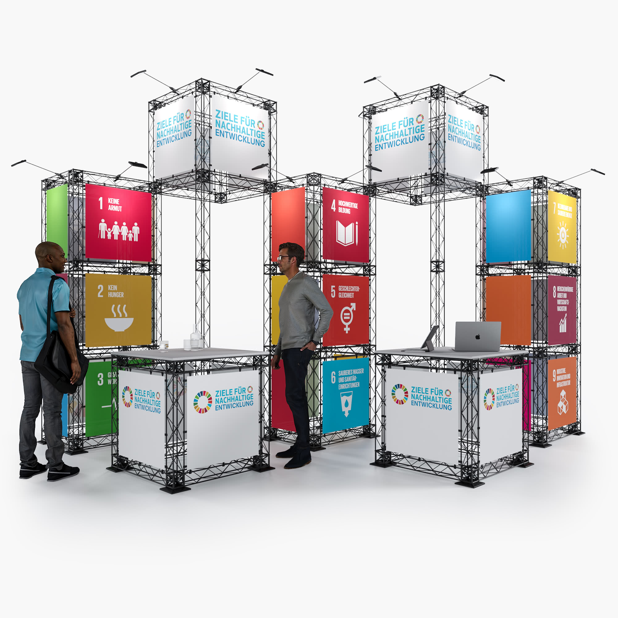 XTRUSS - Traversen Messestand - Hamburg 4 x 5 m