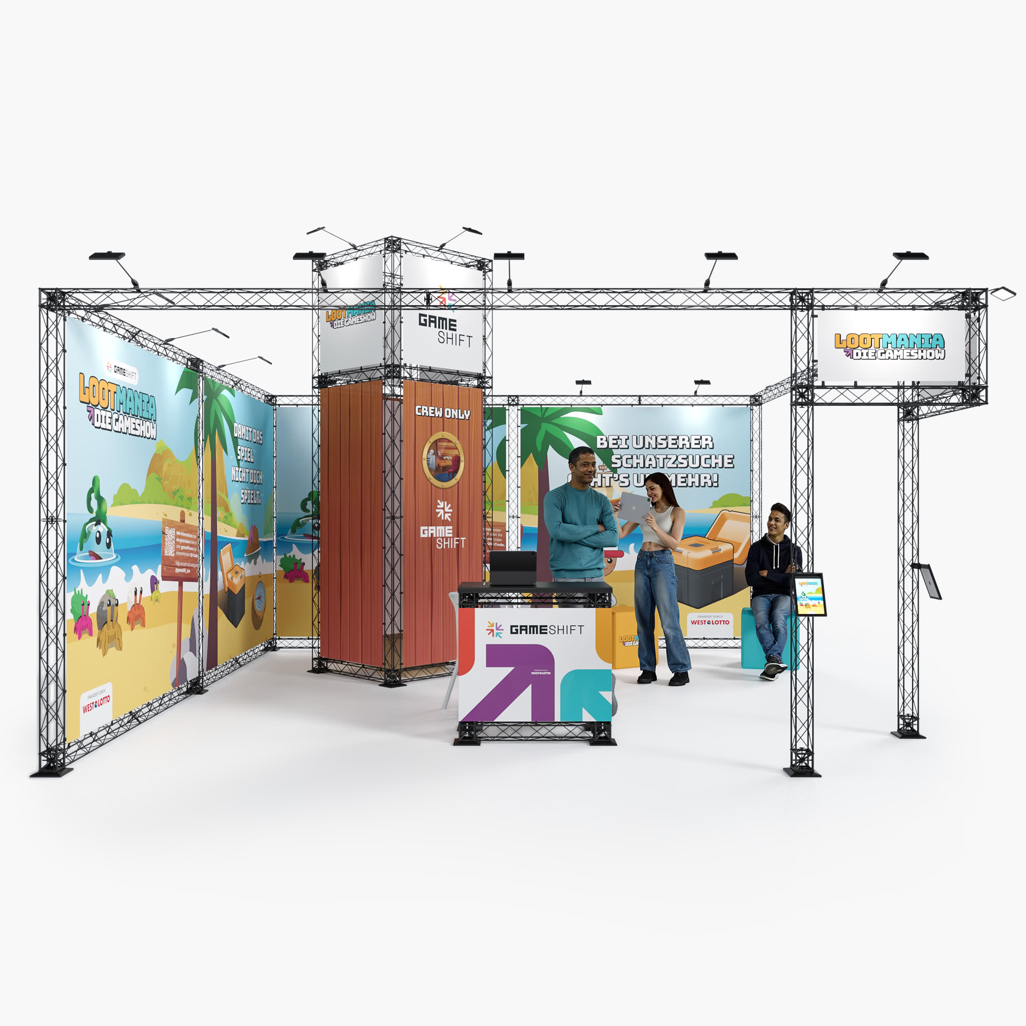 XTRUSS - Traversen Messestand - Wolfsburg 5 x 5 m