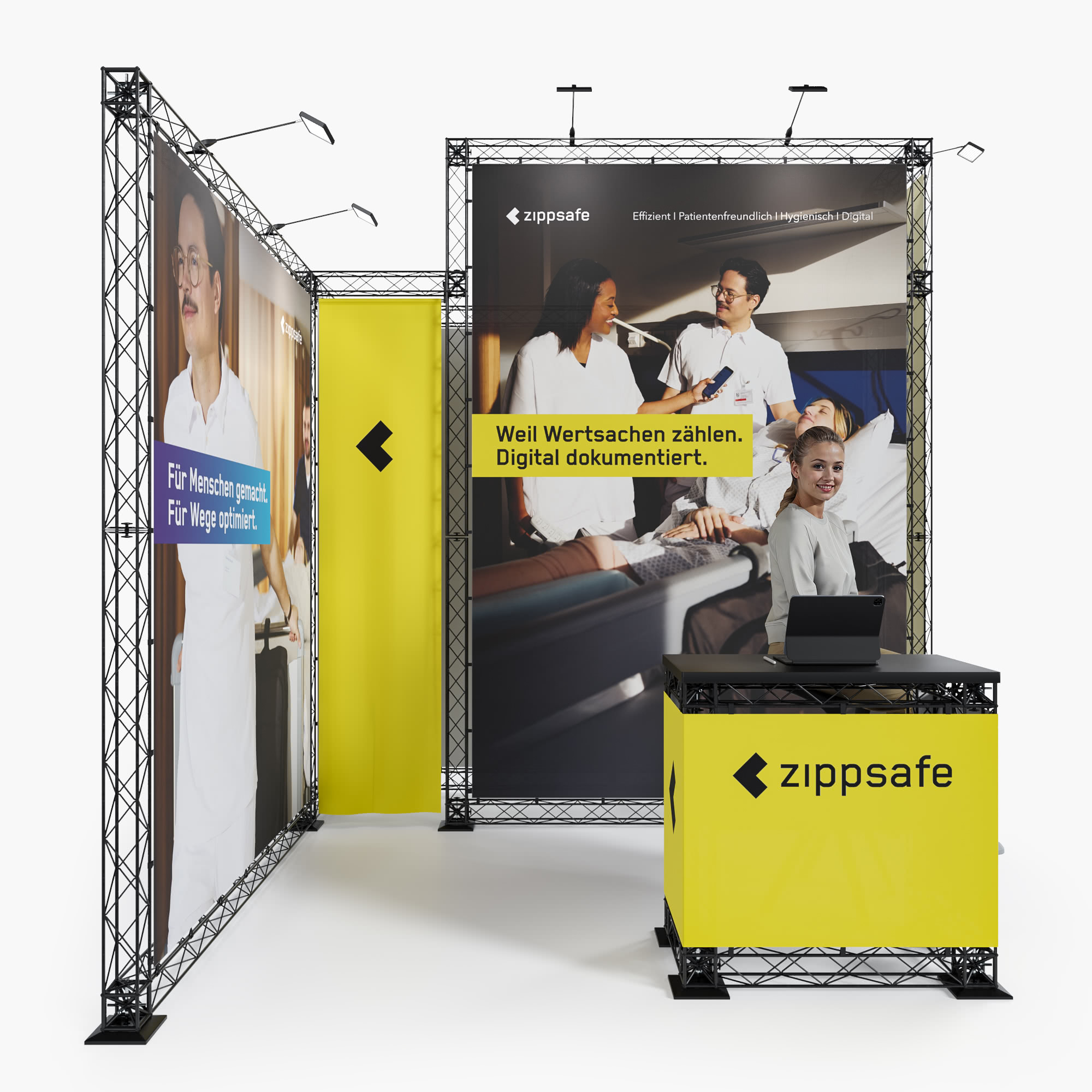 XTRUSS - Traversen Messestand - Heidelberg 3 x 3 m