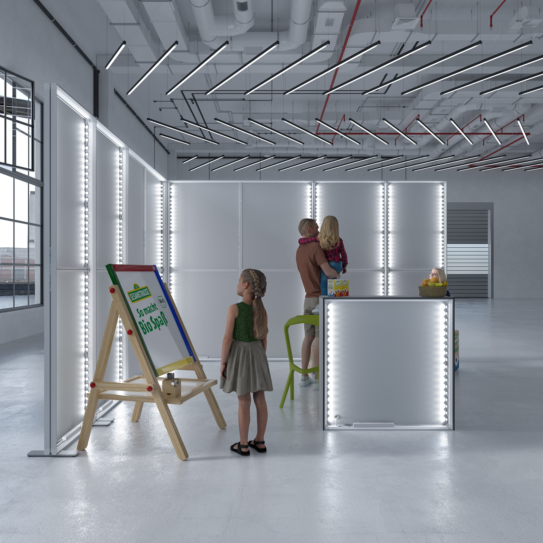 LED Messestand - Set  Toby - MODULAP ONE