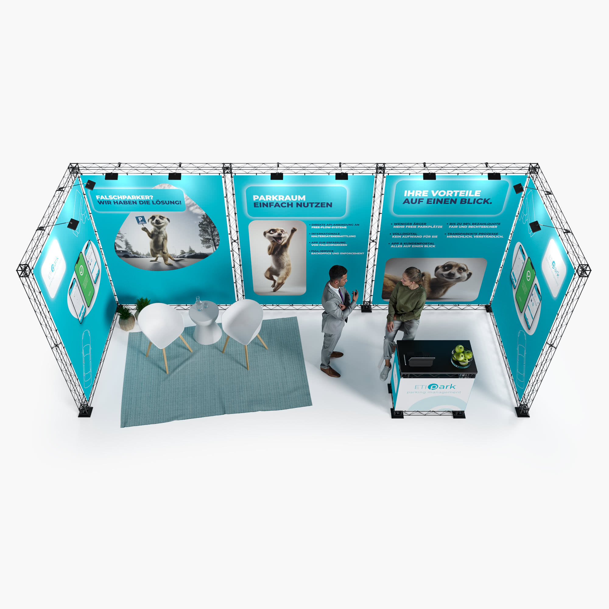 XTRUSS - Traversen Messestand - Düsseldorf 6 x 2 m