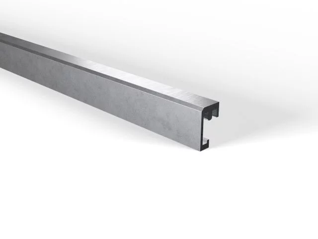 Aluminium gerade Kante