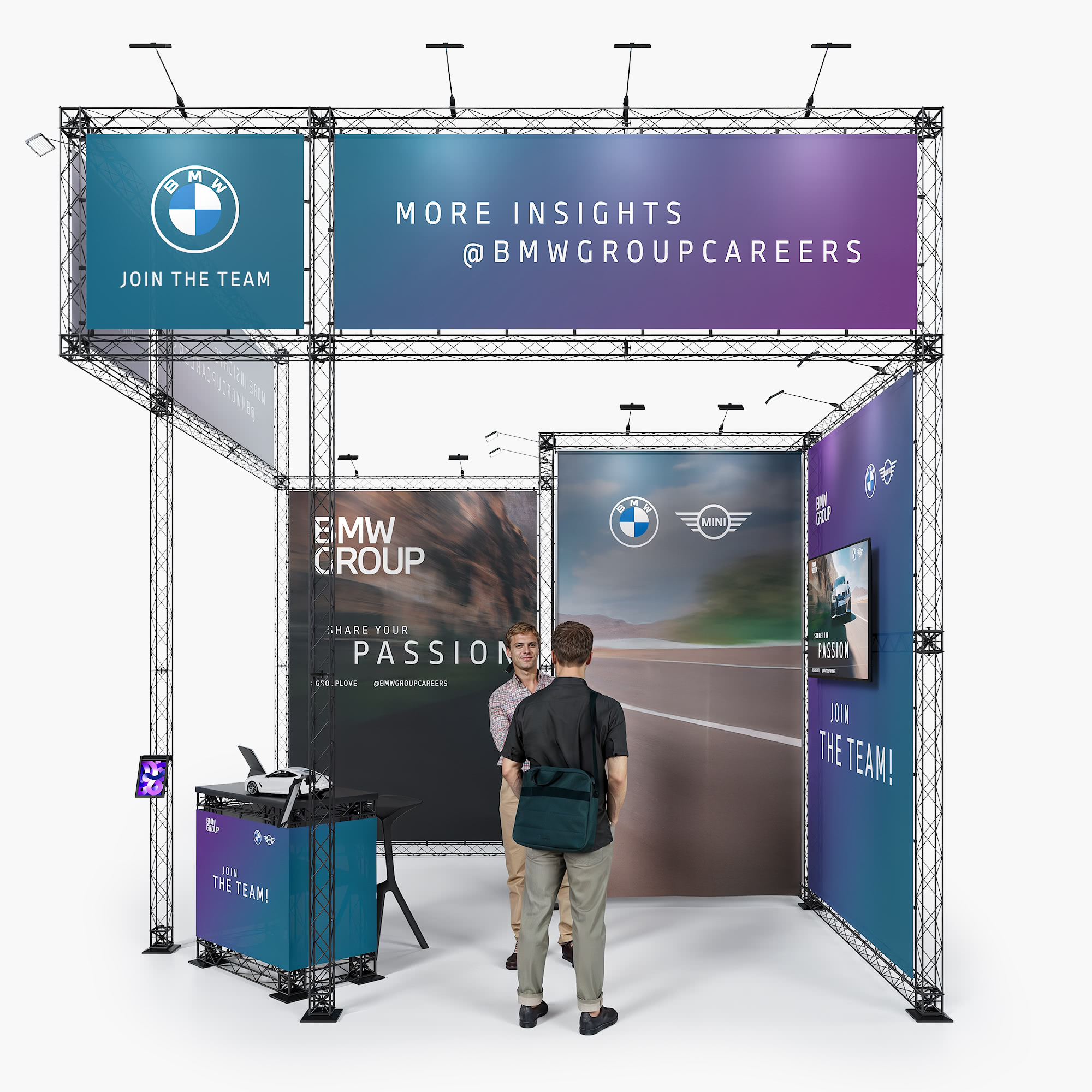 XTRUSS - Traversen Messestand - Frankfurt 4 x 4 m