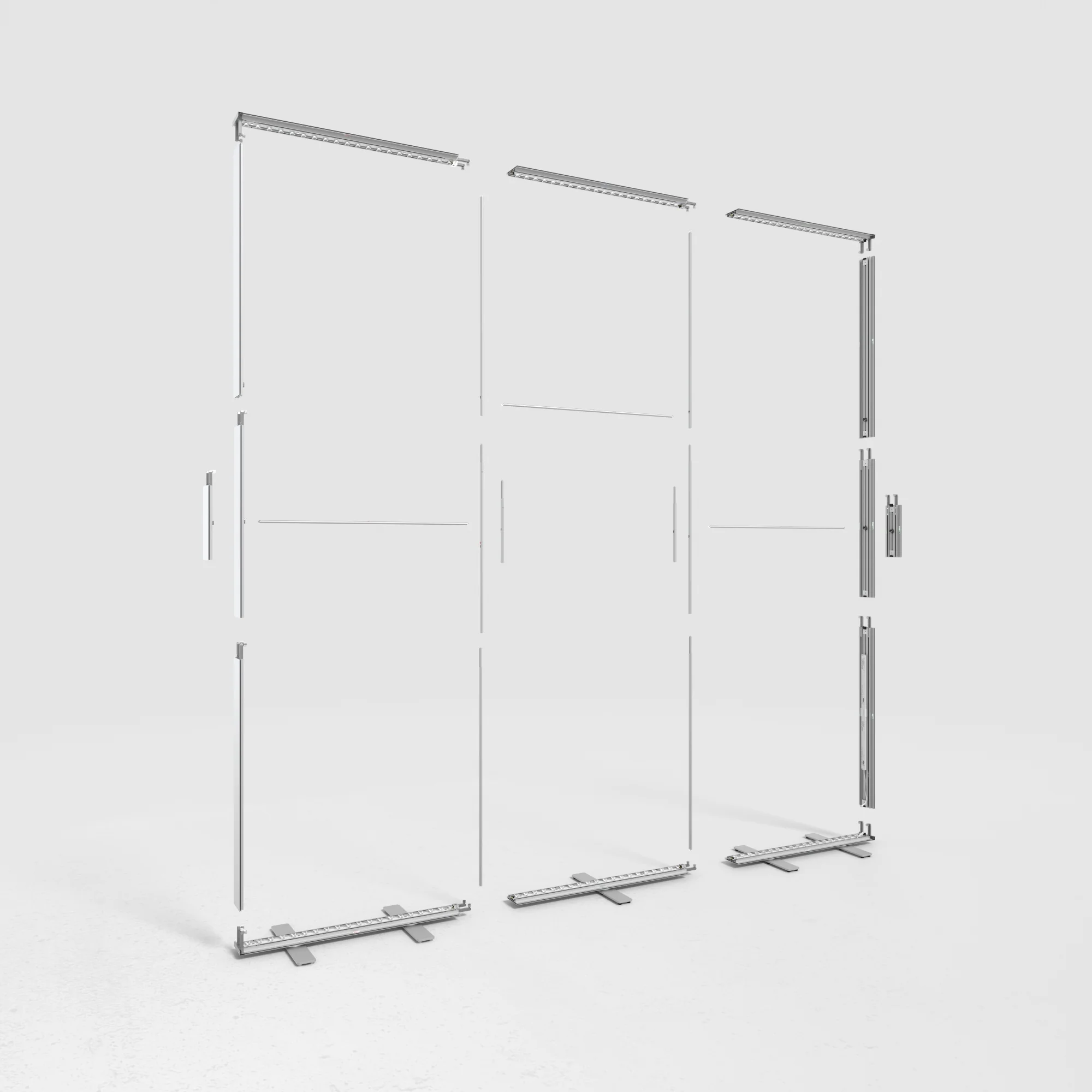 LED Lightbox - AP120 - MODULAP ONE Next - mit Nut - Systembreite 300 cm