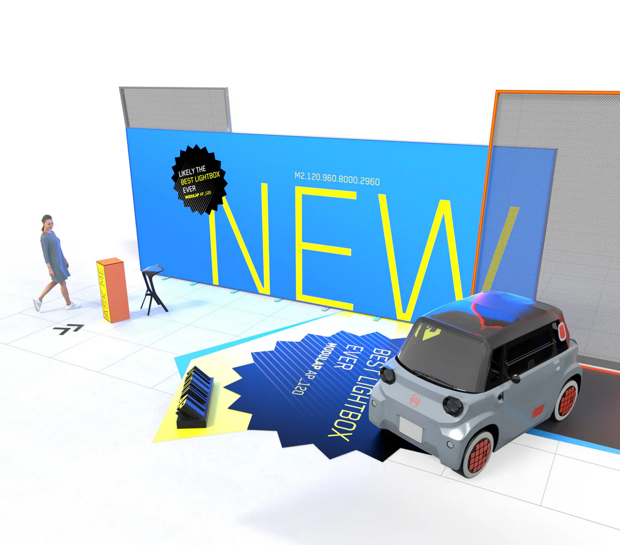 LED Messestand - Set  Victor - MODULAP NEXT