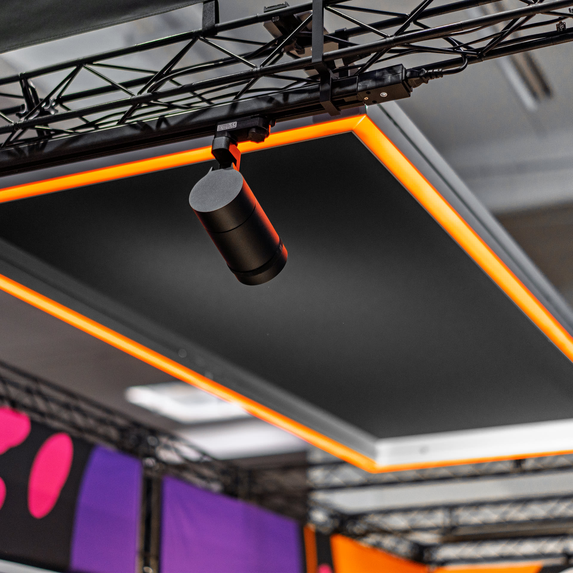 Zubehör Messestand Lampen