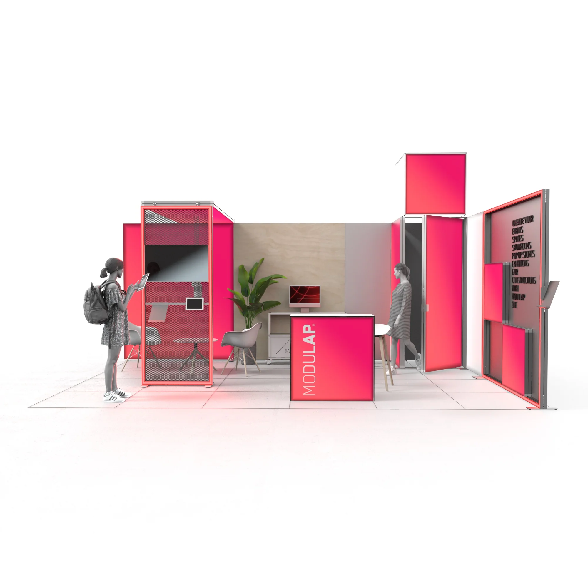 LED Messestand - Set Maik - MODULAP ONE